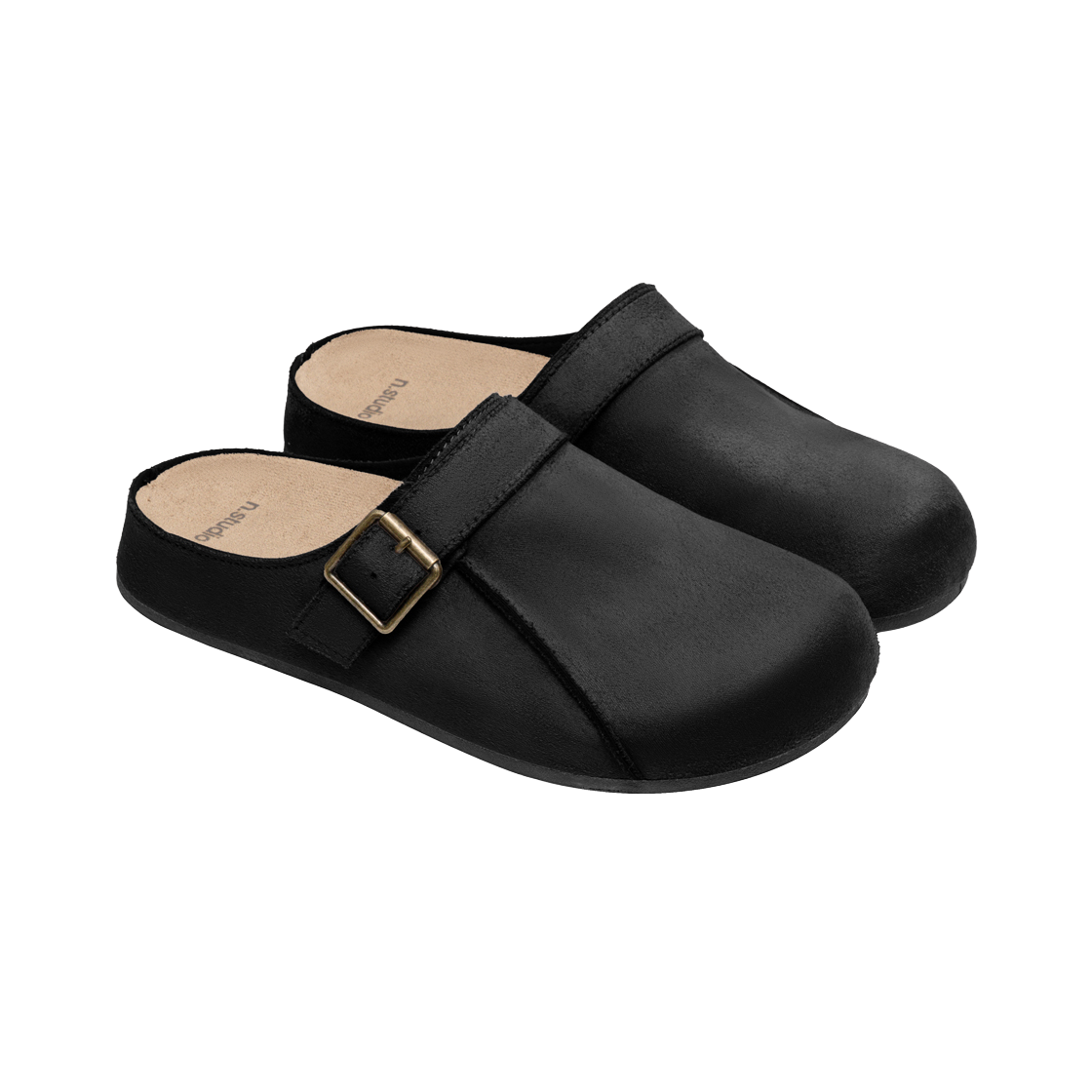 누아트스튜디오 보스턴 슬라이드 클로그 블랙(NUARTSTUDIO Boston Slide Clog Black) - 4