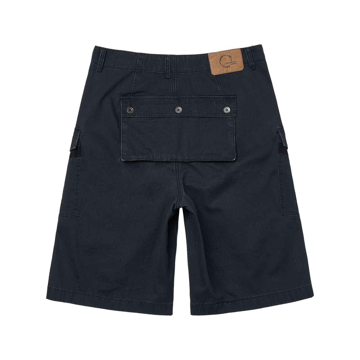 조우 몽키 포켓 카고 쇼츠 워시드 네이비(CHOWOO Monkey Pockets Cargo Shorts Washed Navy) - 2