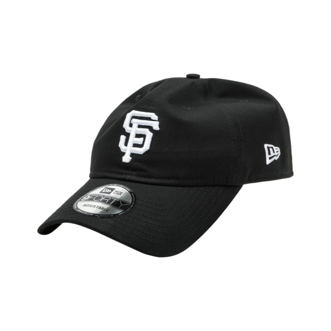 뉴에라 MLB 샌프란시스코 자이언츠 미디움 로고 언스트럭쳐 볼캡 블랙(New Era MLB San Francisco Giants Medium Logo Unstructured Ball Cap Black) - 2