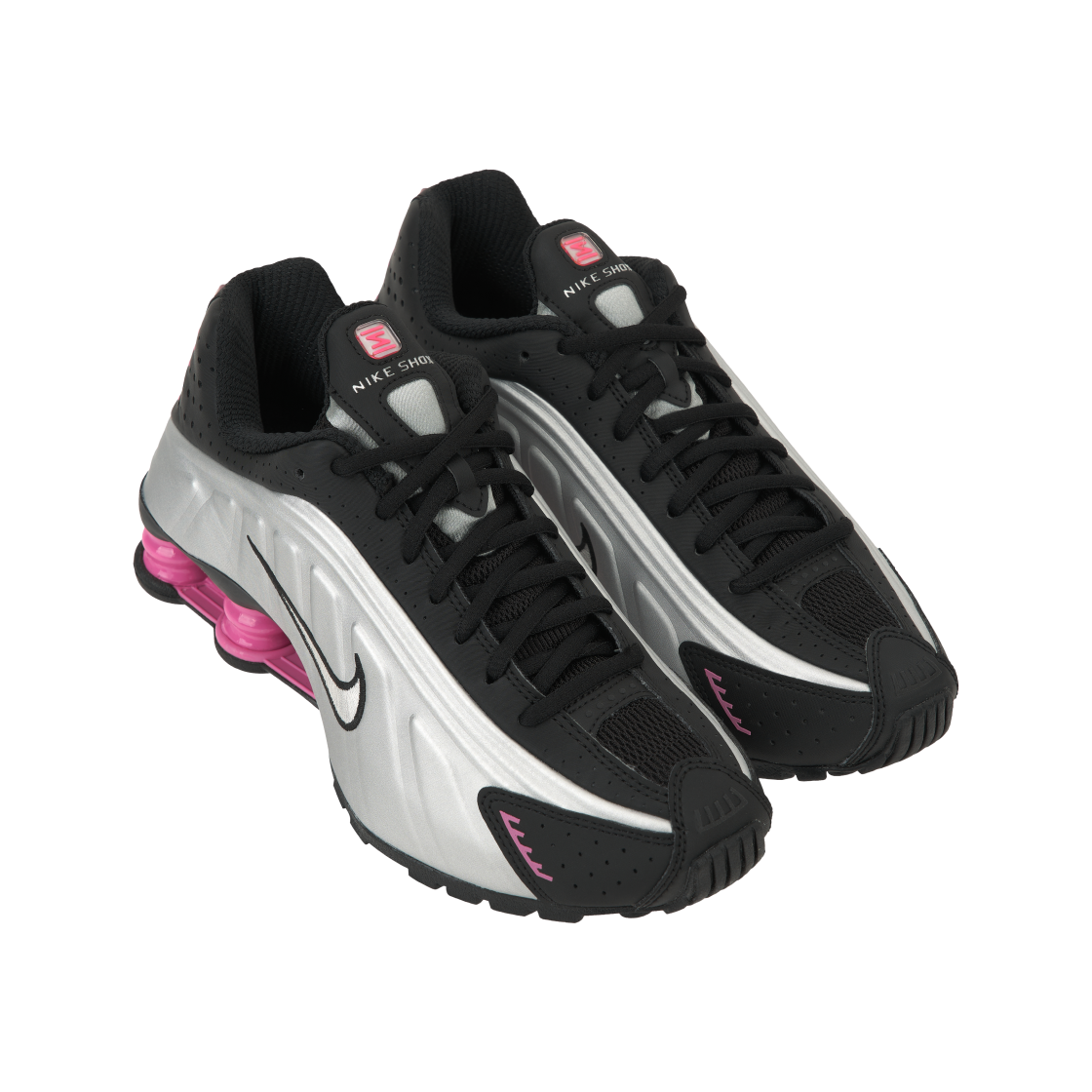 (W) 나이키 샥스 R4 블랙 핑크시클((W) Nike Shox R4 Black Pinksicle) - 4
