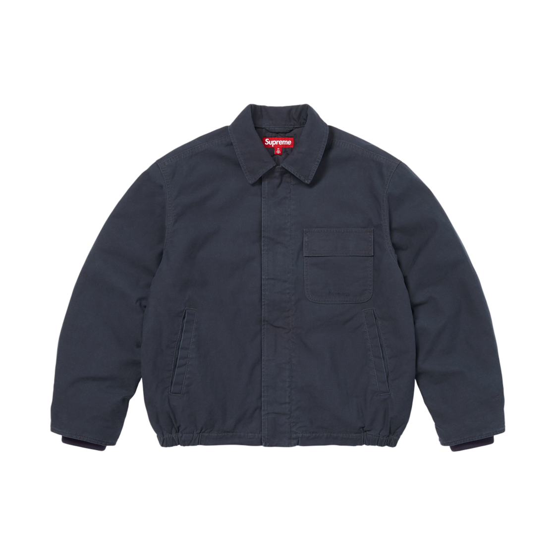 - Supreme Cordura Twill Utility Jacket Navy - 26SS