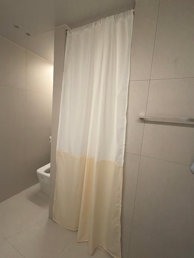 Glam shower curtain L size / 4color 착용 스타일