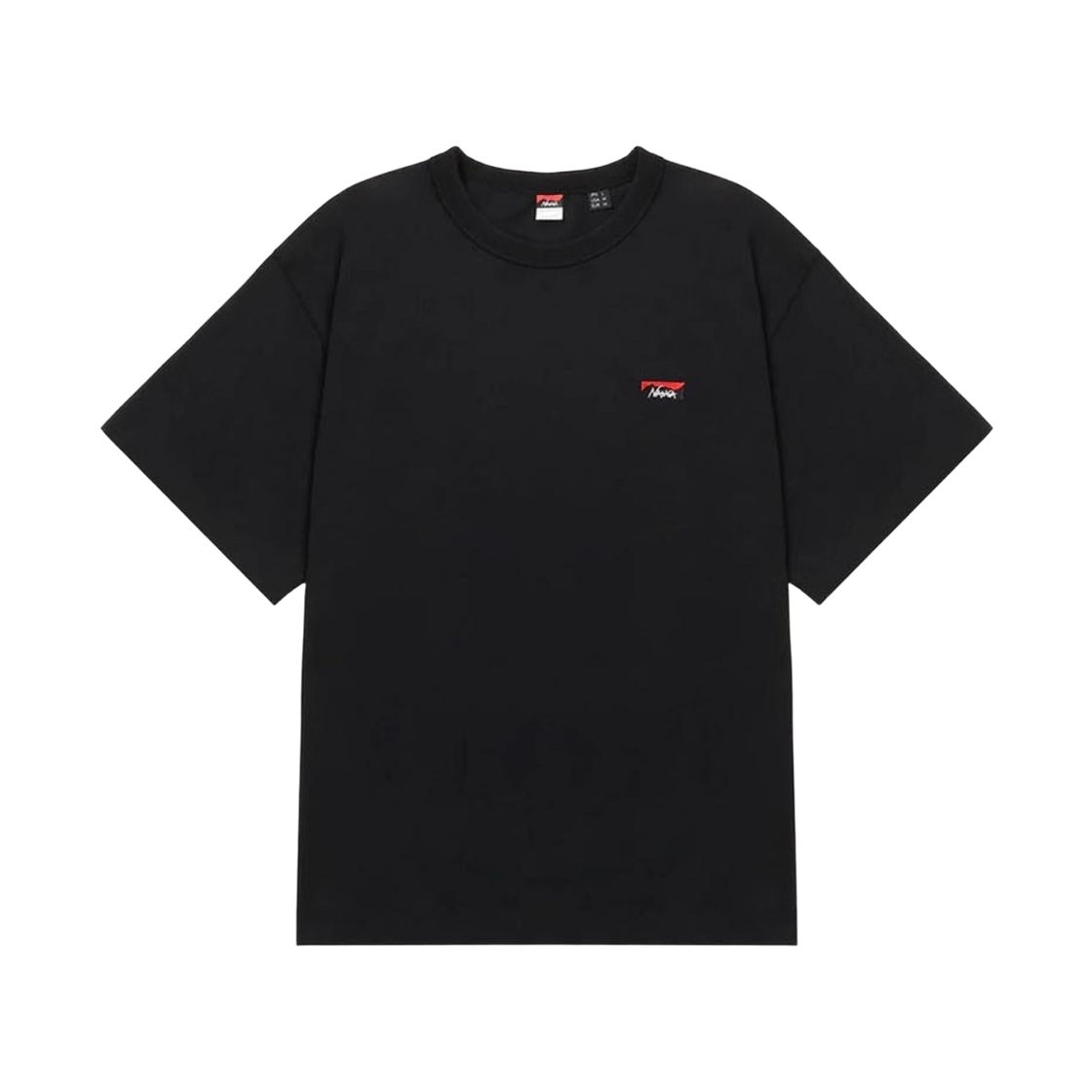 - Nanga Eco Hybrid Box Logo Embroidery T-Shirt Black