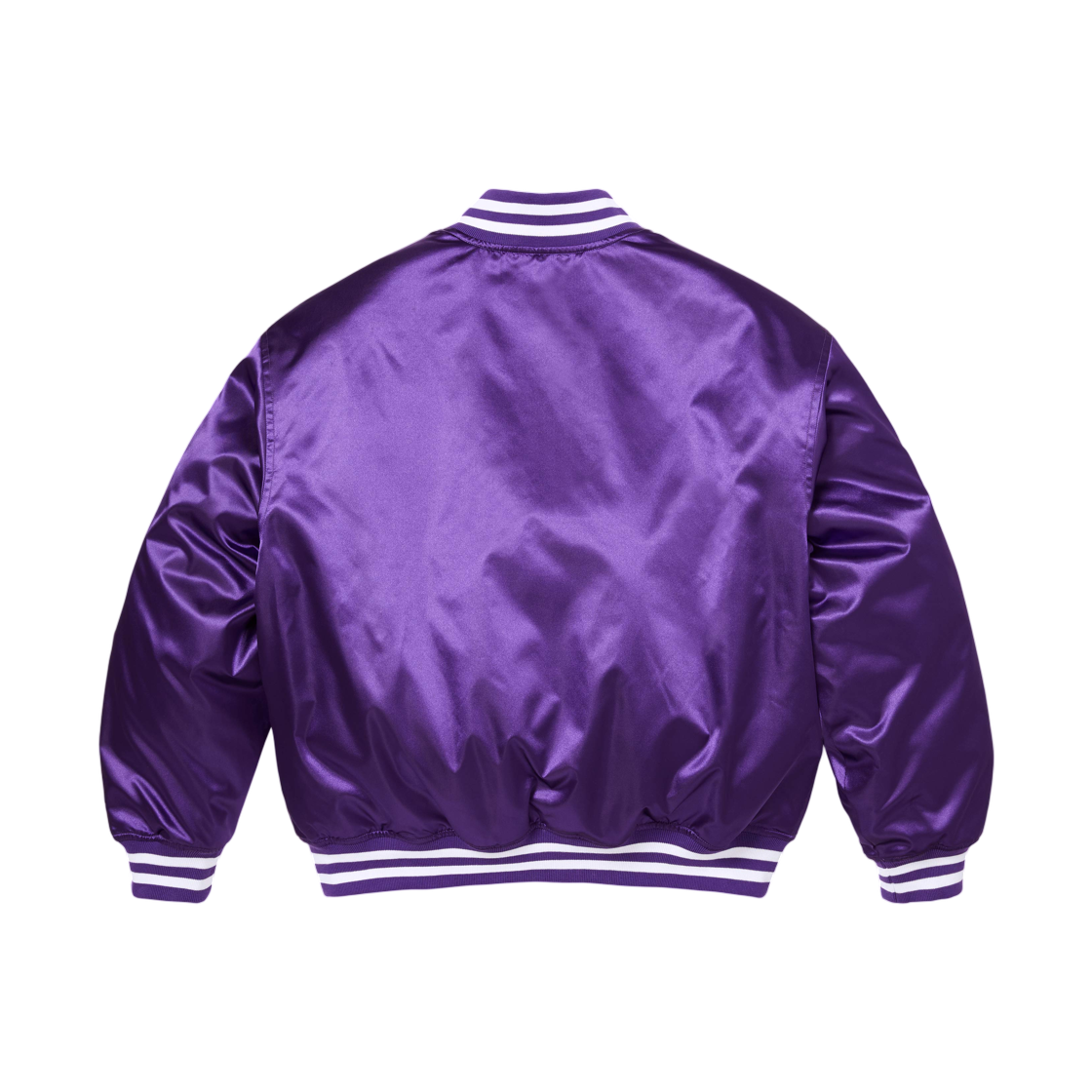 슈프림 x 챔피온 사틴 바시티 자켓 퍼플 - 26SS(Supreme x Champion Satin Varsity Jacket Purple - 26SS) - 2