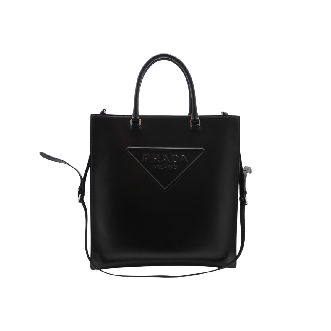 ITBK254P7GW5 Prada Brushed Logo Tote Bag 1BA332