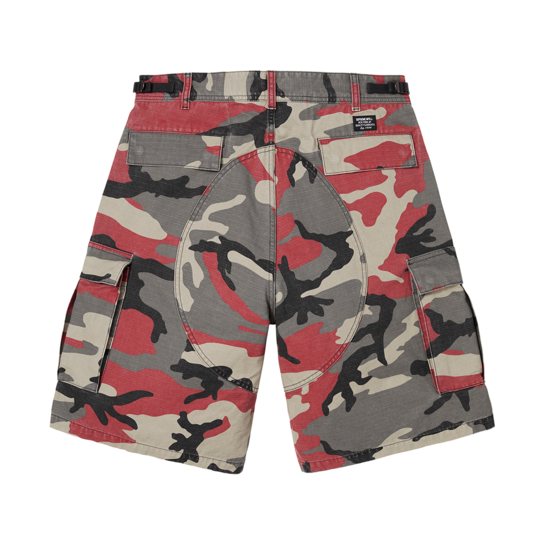 【36】Supreme Cargo Short 26ss Red Camo 슈프림 카고 쇼츠 레드 카모 - 26SS | Supreme | KREAM