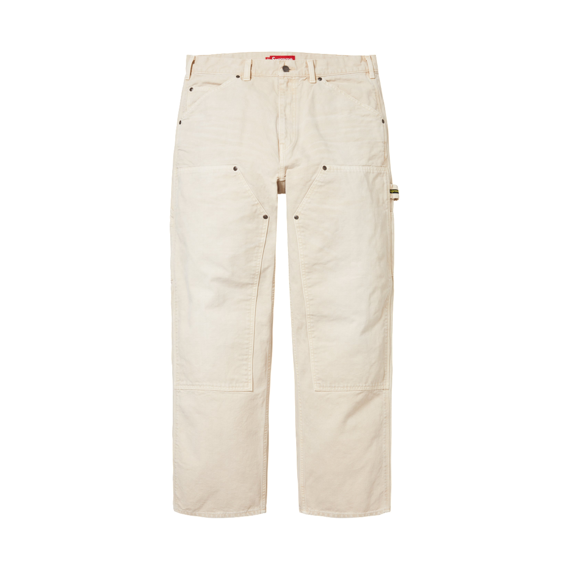 - Supreme Worn Double Knee Painter Pant Natural - 26SS