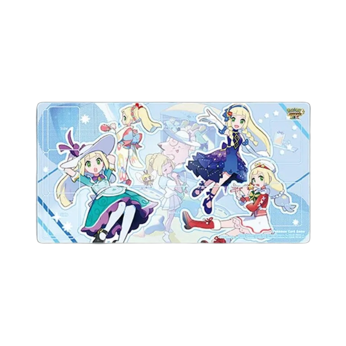 포켓몬 TCG 카드 게임 x 포켓몬 마스터즈 EX 스페셜 플레이매트 릴리에 패션을 즐기다(Pokemon TCG Card Game x Pokemon Masters EX Special Playmat Lillie Enjoys Fashion)