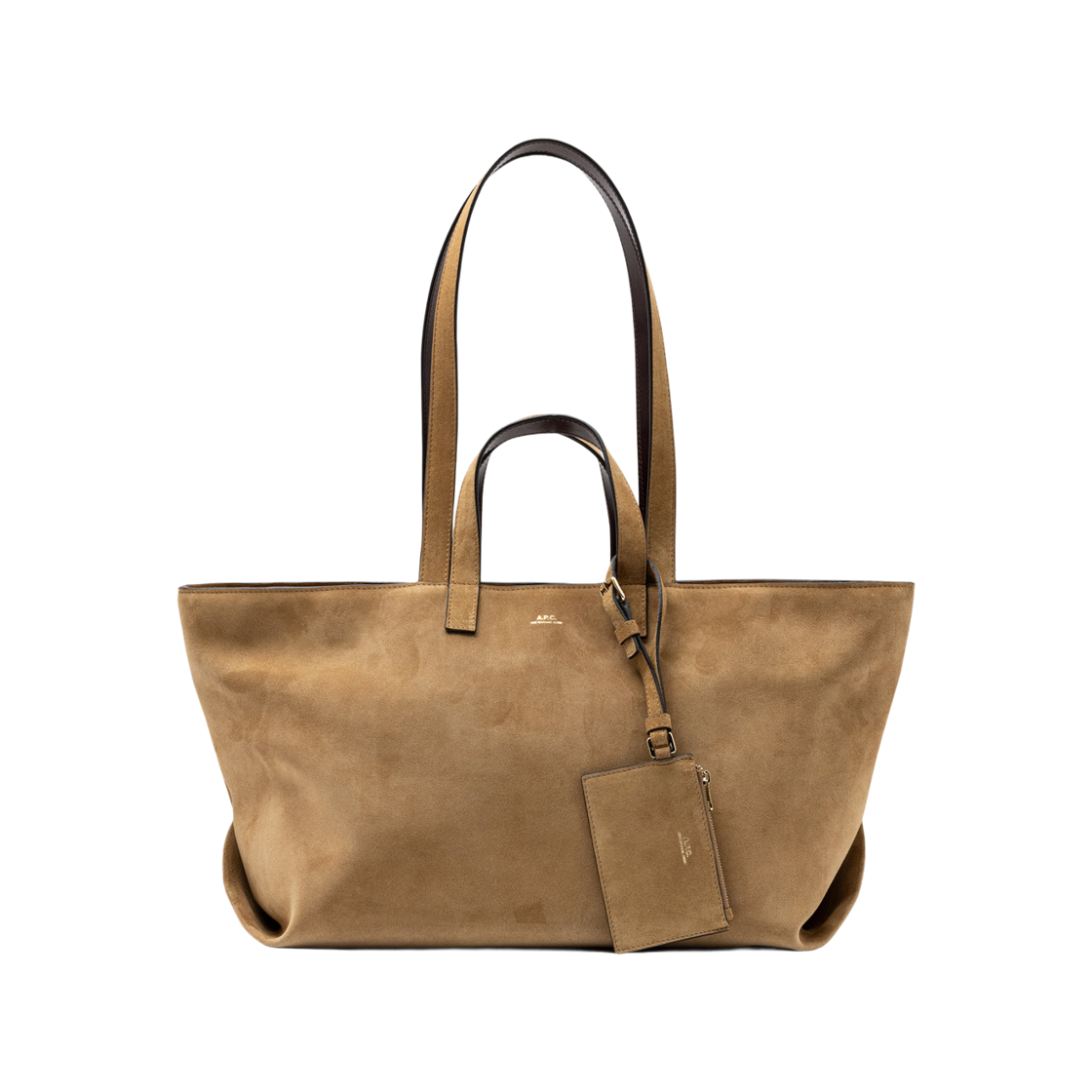 PXCDB-F67057-BLD A.P.C. Le Drummer Bag Beige Chestnut Brown