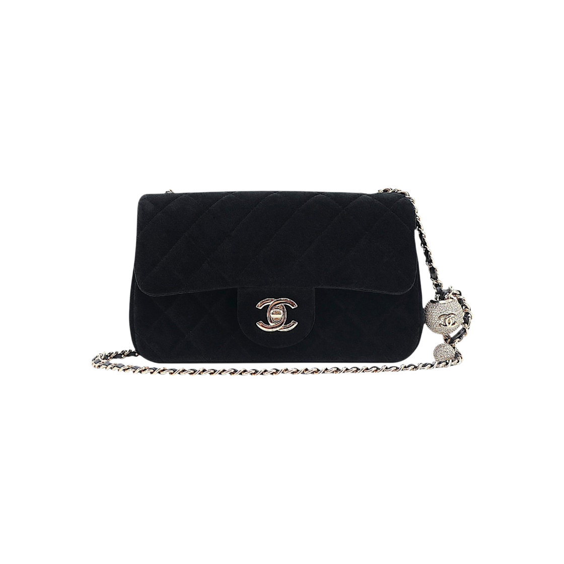 ITDJ2HWICT7C Chanel Classic Golden Ball New Mini Velvet Cubic Chip
