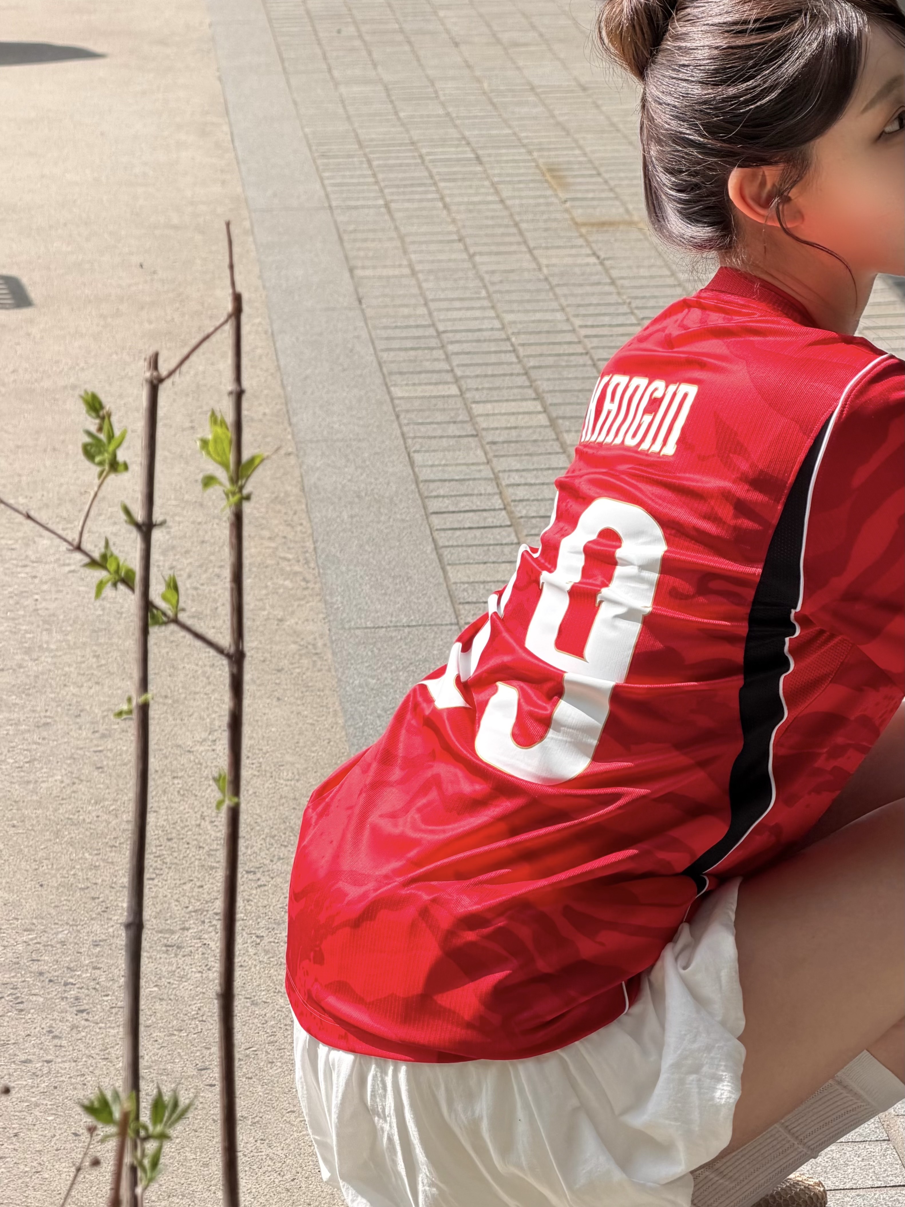 Nike Korea 2026 Stadium Home Dri-Fit Soccer Replica Jersey Global Red Black (Non Marking Ver.) 착용 스타일 - 5