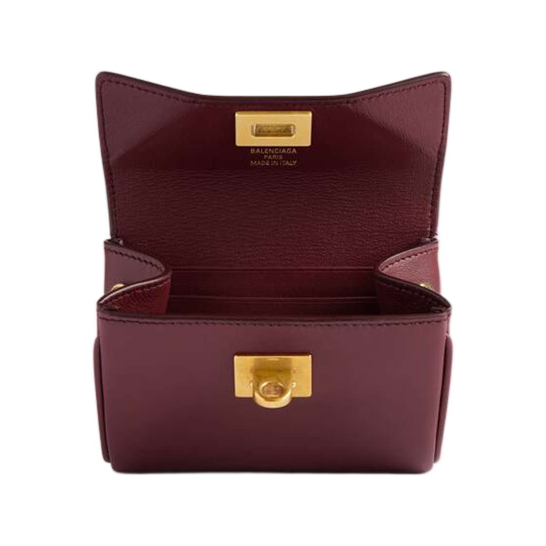 발렌시아가 로데오 카드 홀더 플랩 다크 버건디(Balenciaga Rodeo Card Holder with Flap In Dark Burgundy) - 3