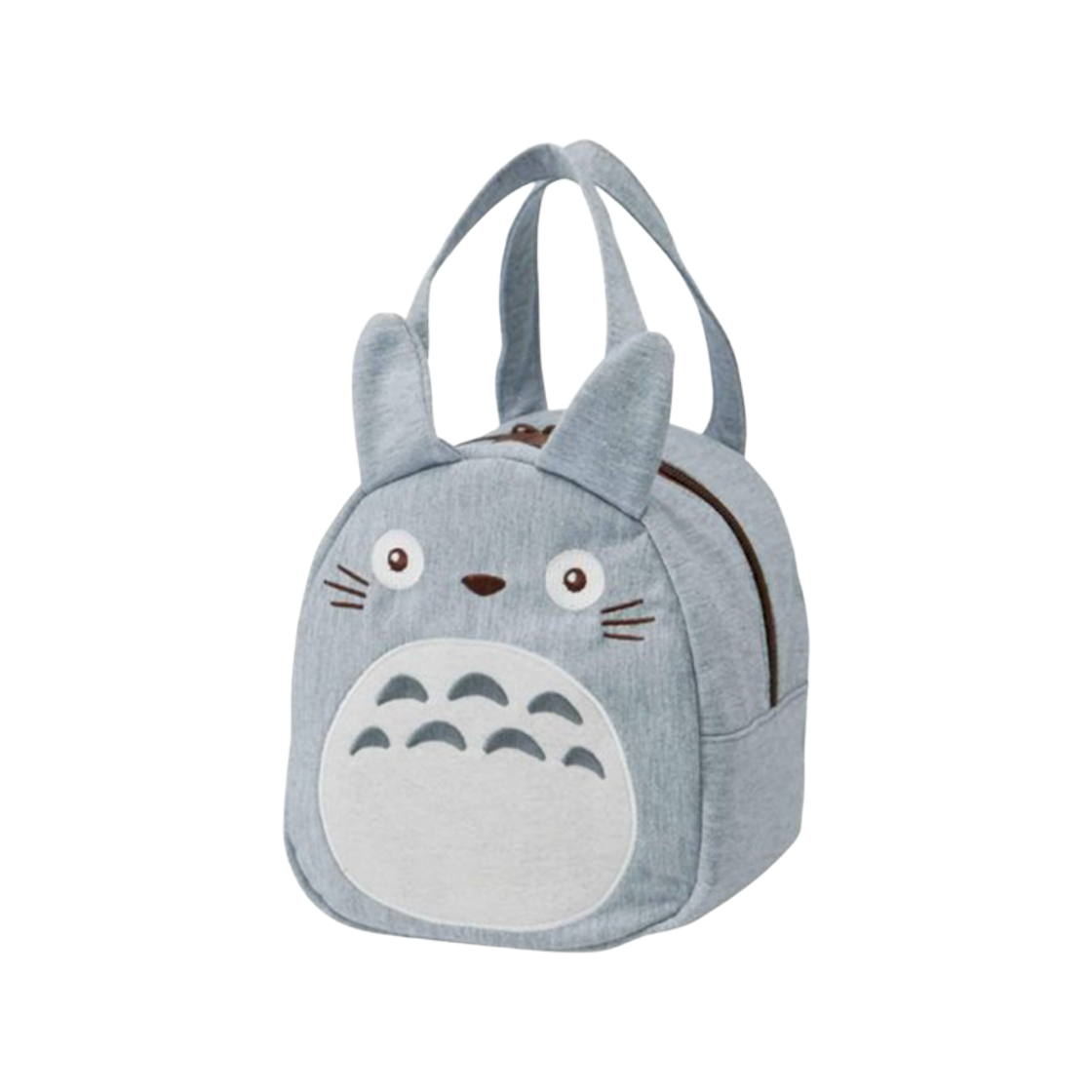 스케이터 토토로 스웨이트 입체 토트 런치백(Skater Totoro Suede Dot Die-Cut Tote Lunch Bag)
