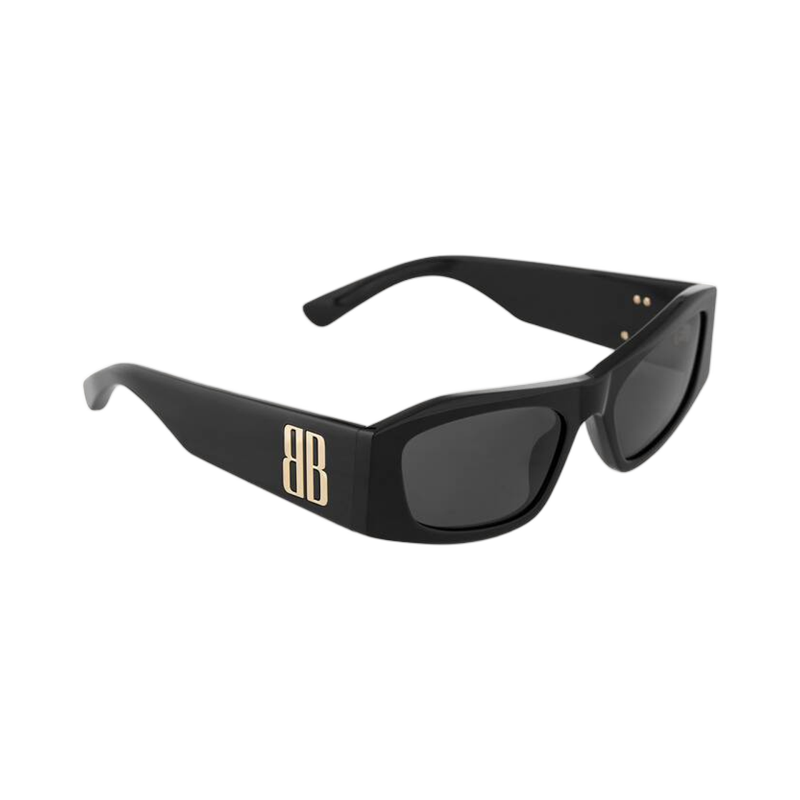 발렌시아가 나노 렉탱글 Af 선글라스 블랙(Balenciaga Nano Rectangle Af Sunglasses In Black) - 3