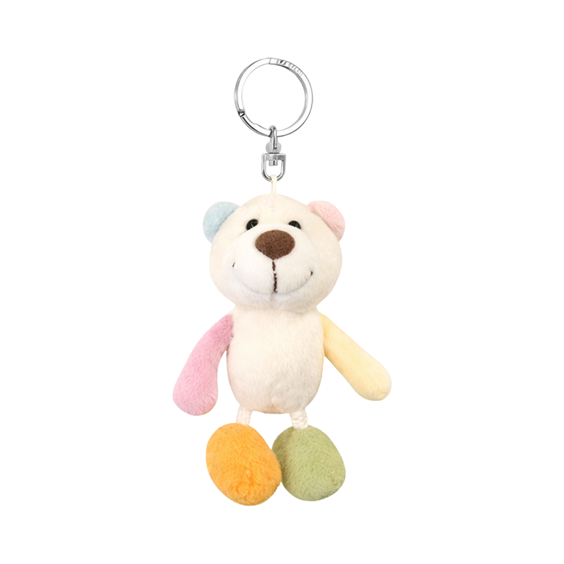 니키 레인보우 베어 키링 10cm([KREAM 단독] NICI 10cm rainbow bear) - 1