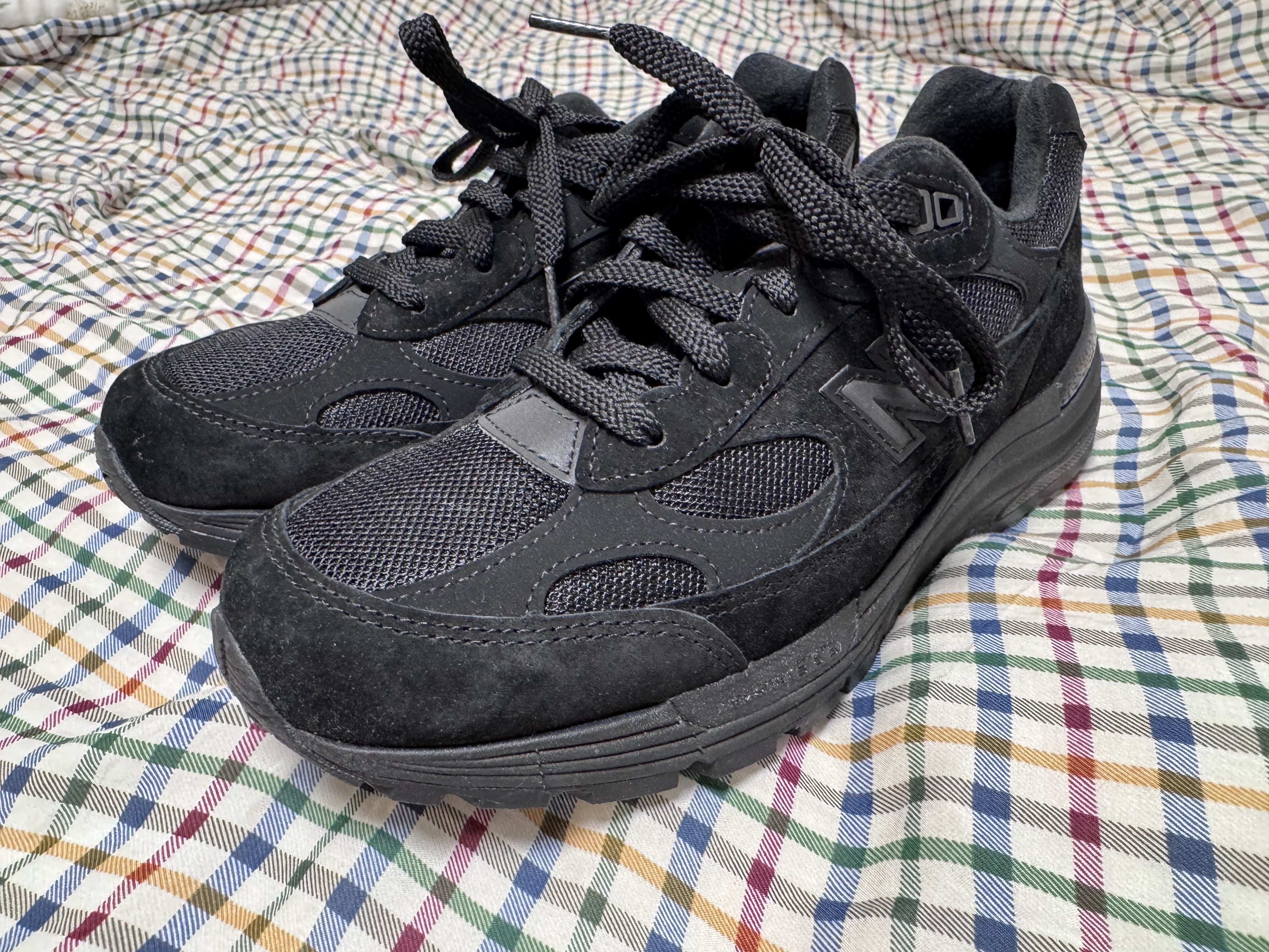 New Balance 992 Made in USA Core Black 착용 스타일