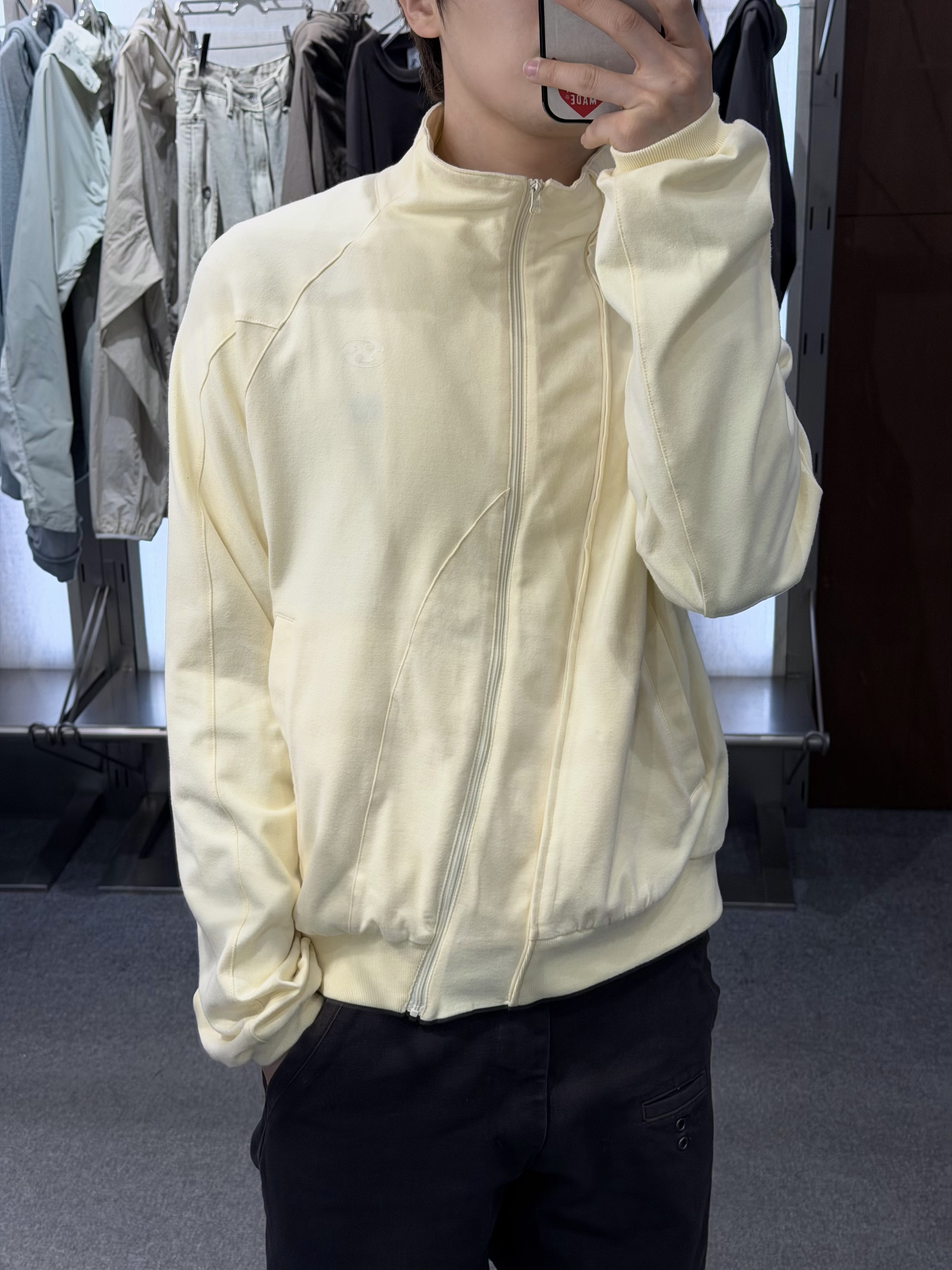 Sansan Gear 2Way Cotton Jacket Lemon, IGNOTA Core:14 Shell Cargo Pants Dune 착용 스타일 - 1