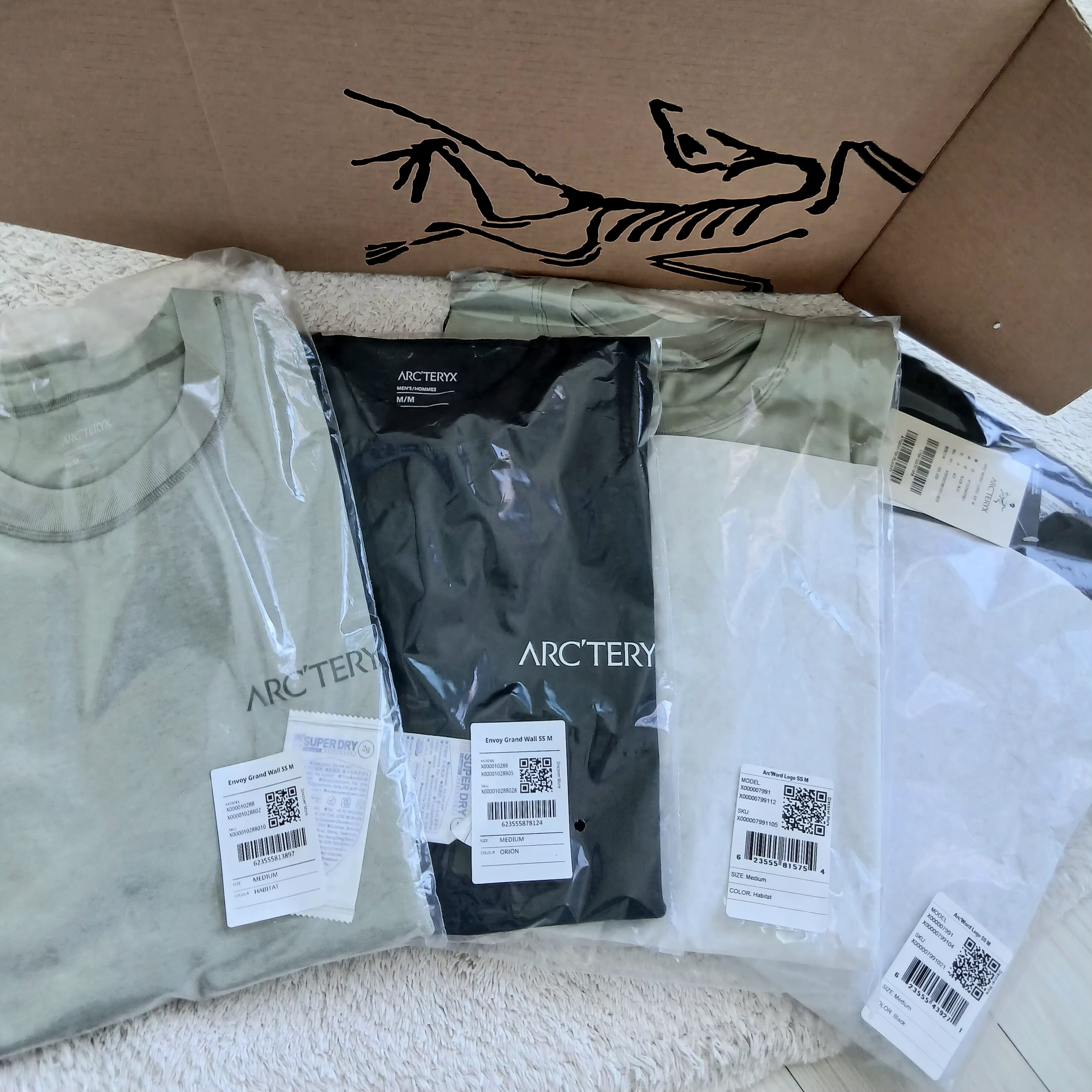 Arc'teryx Envoy Grand Wall SS T-Shirt Orion, Arc'teryx Envoy Grand Wall SS T-Shirt Habitat 착용 스타일 - 1
