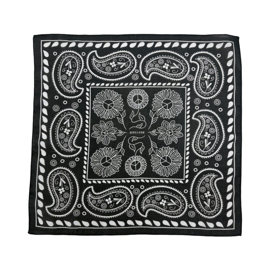 디스클로즈 005 이너 블룸 반다나 블랙(DISCLOSE 005 Inner Bloom Bandana Black)