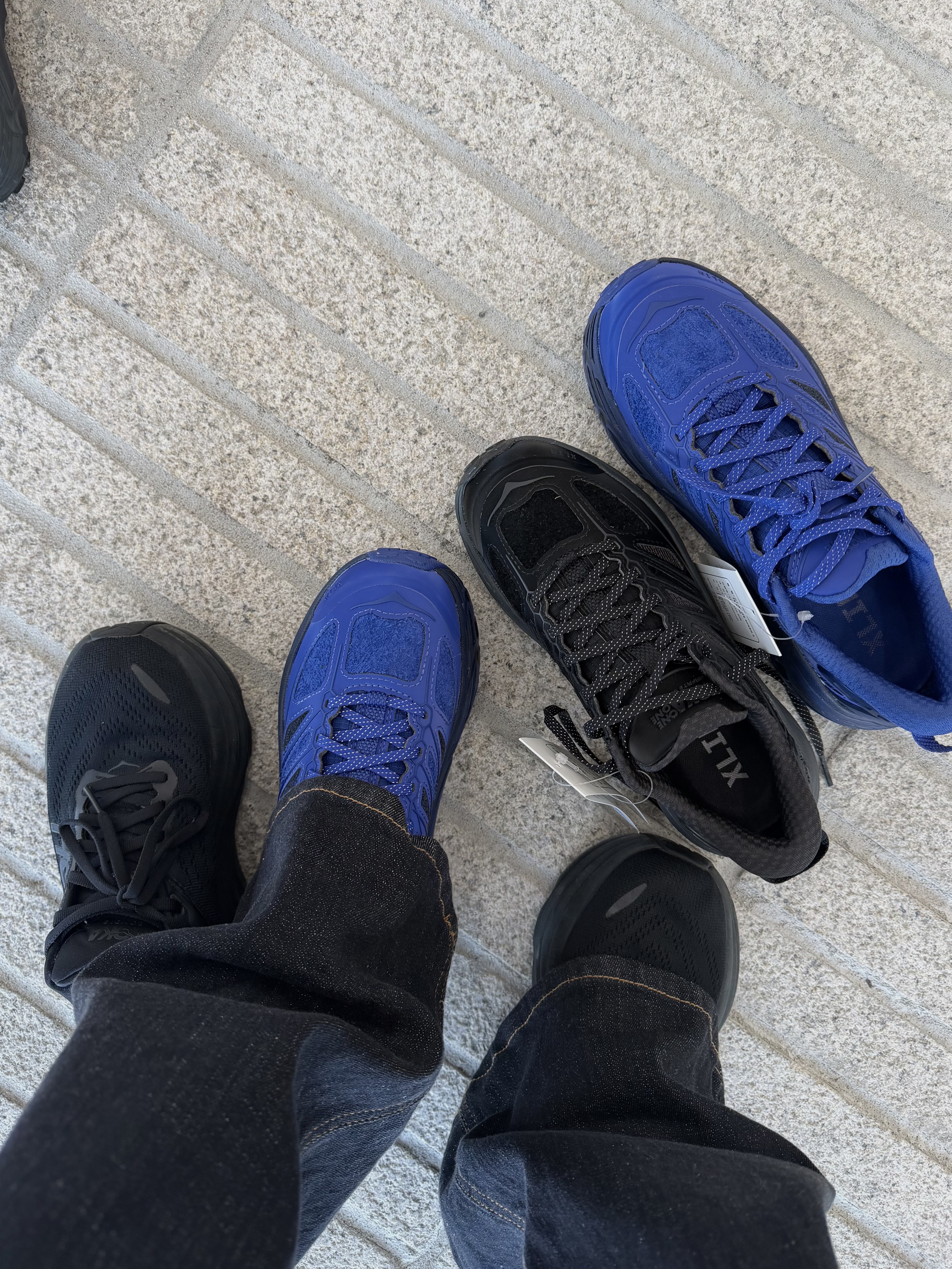 Hoka x Xlim Mafate Speed 2 TS Cobalt Blue 착용 스타일 - 1