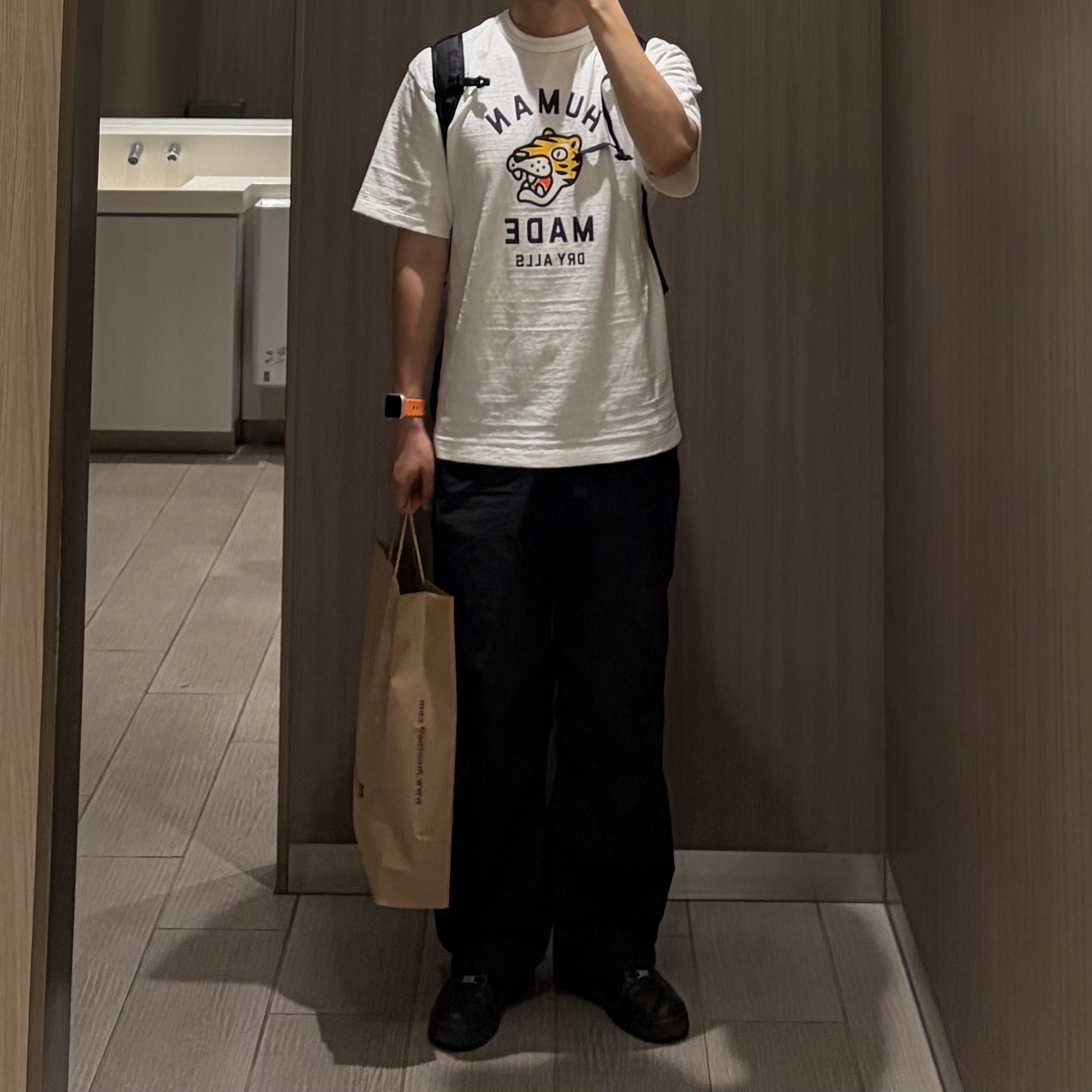 Human Made Graphic T-Shirt White 착용 스타일