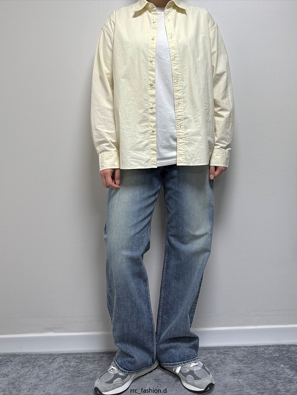New Balance 992 Made in USA Grey - D Standard 착용 스타일 - 1
