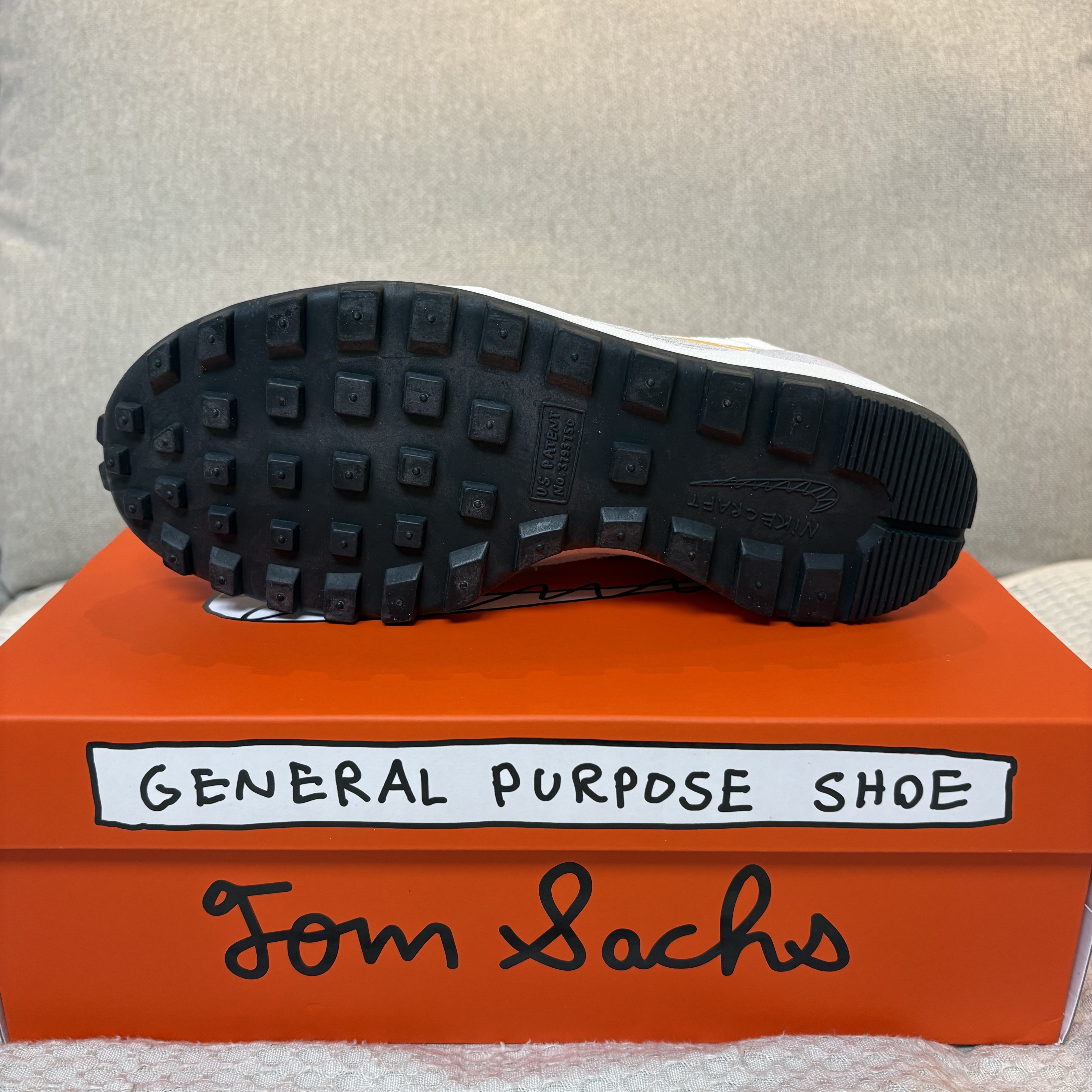 Nike x Tom Sachs General Purpose Shoe Pine Green University Gold 착용 스타일 - 4
