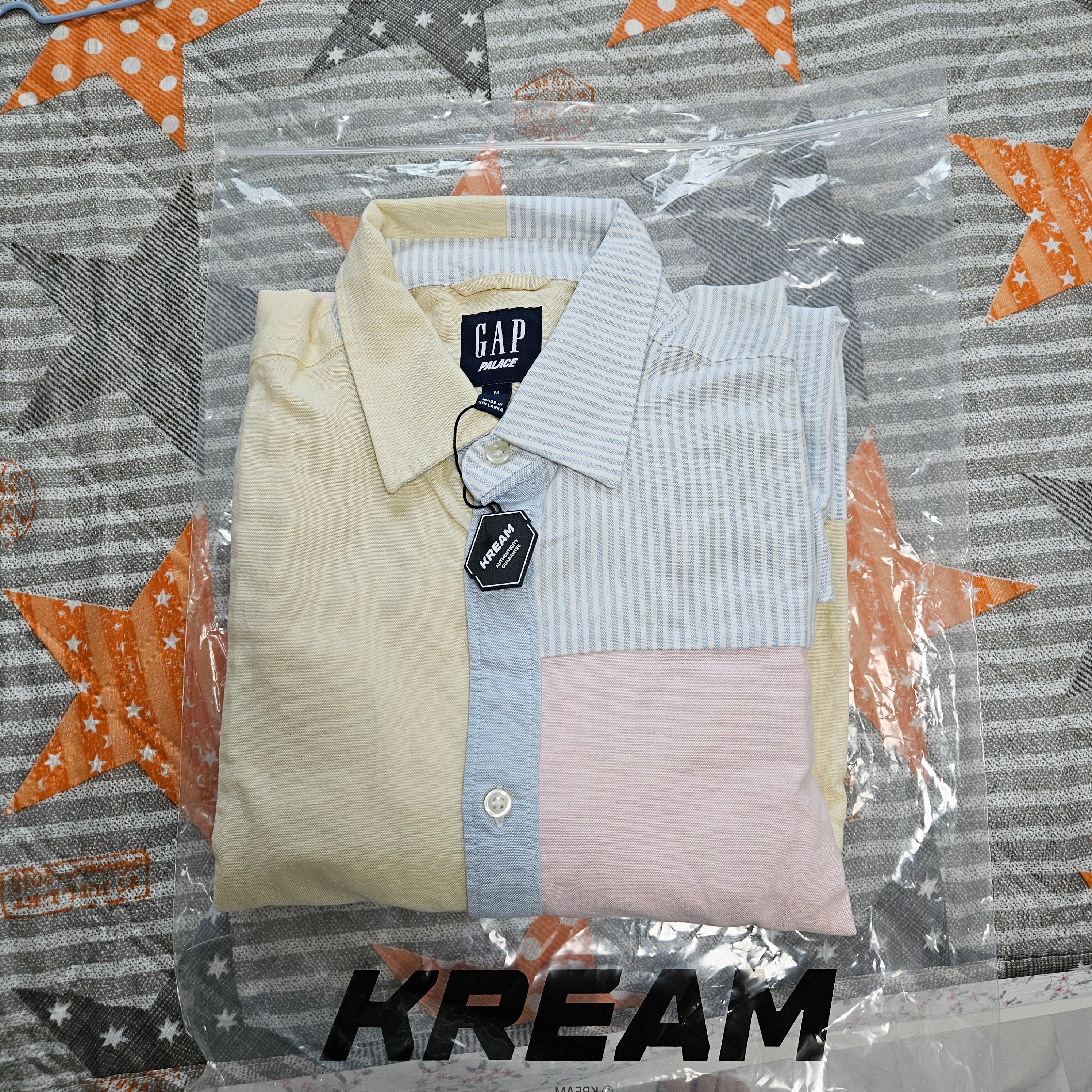 Palace x Gap Oxford Drop Shoulder Multi - 24SS 착용 스타일 - 3