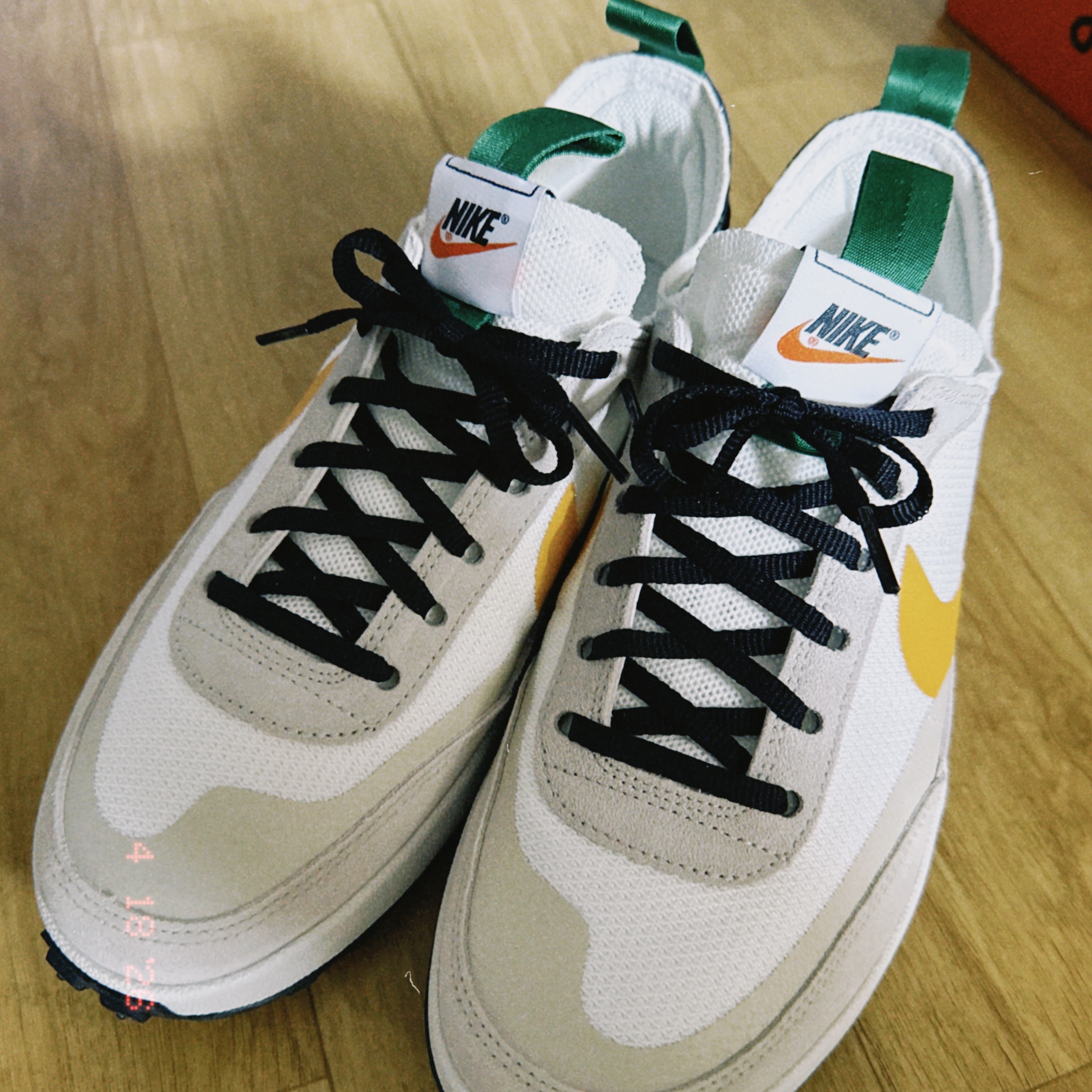 Nike x Tom Sachs General Purpose Shoe Pine Green University Gold 착용 스타일
