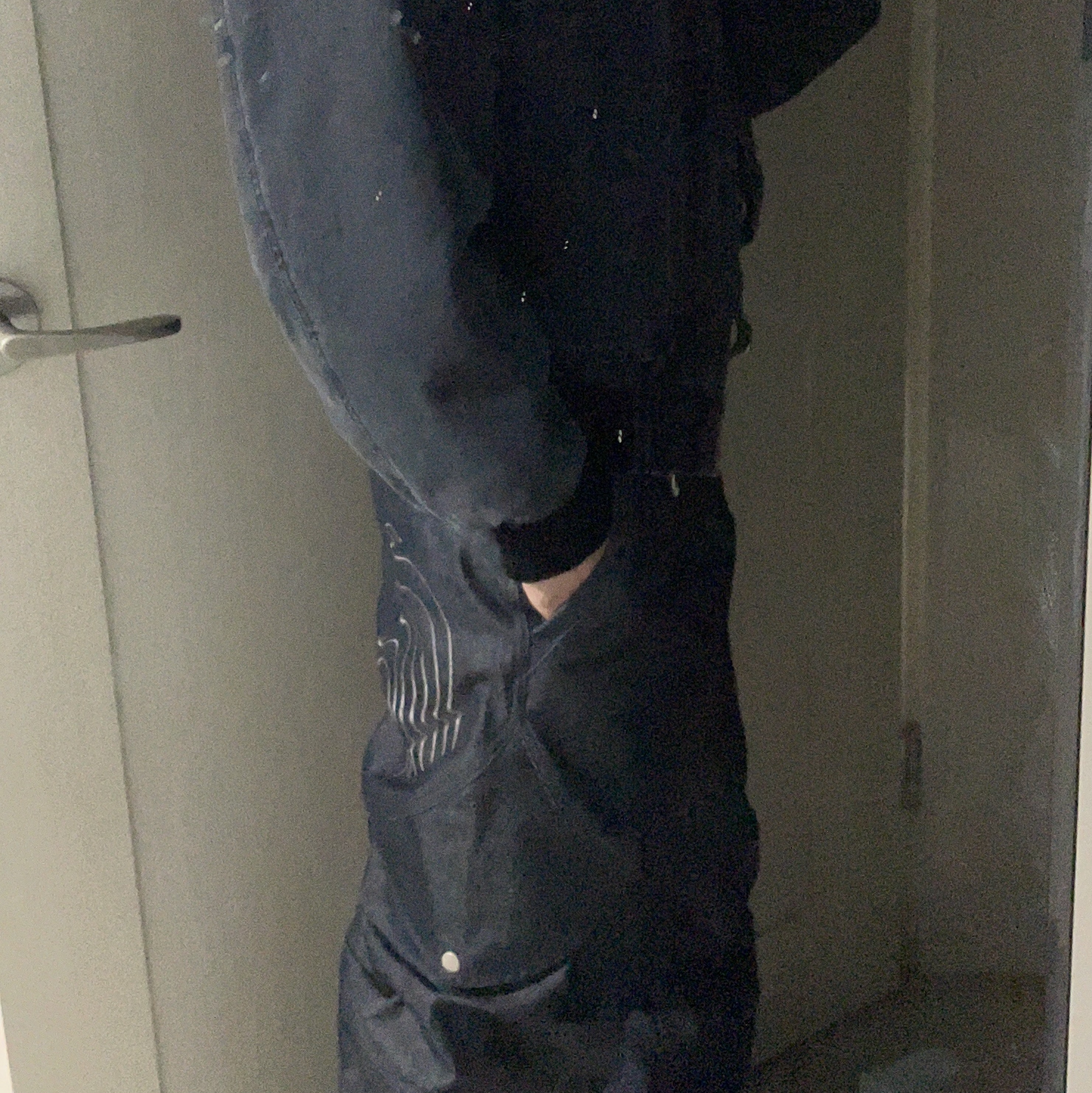 IGNOTA Core:14 Shell Cargo Pants Indigo 착용 스타일