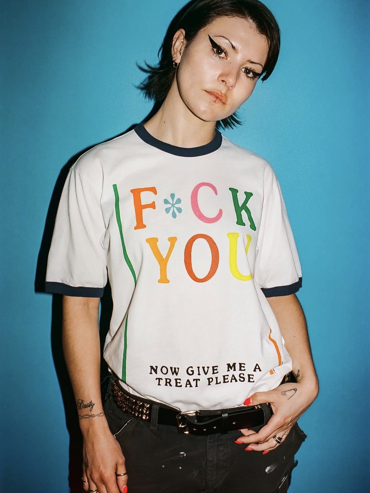 Supreme x Mike Kelley Ringer T-Shirt White - 26SS 착용 스타일