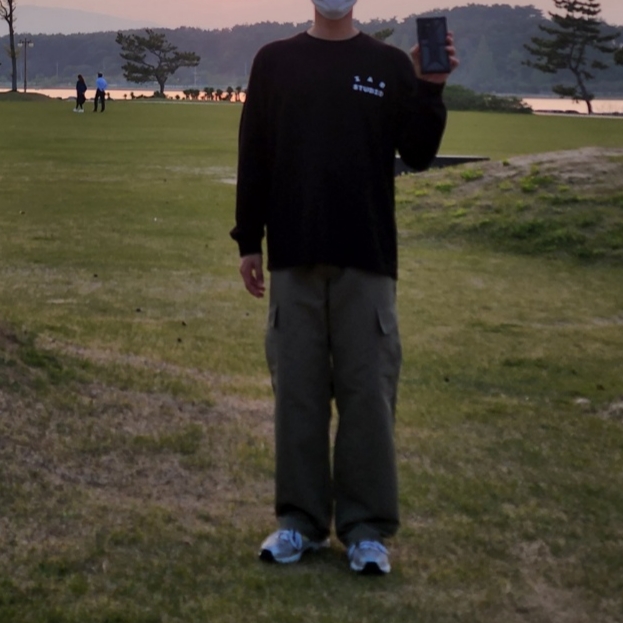 IAB Studio IAB Light Long Sleeve Black 착용 스타일