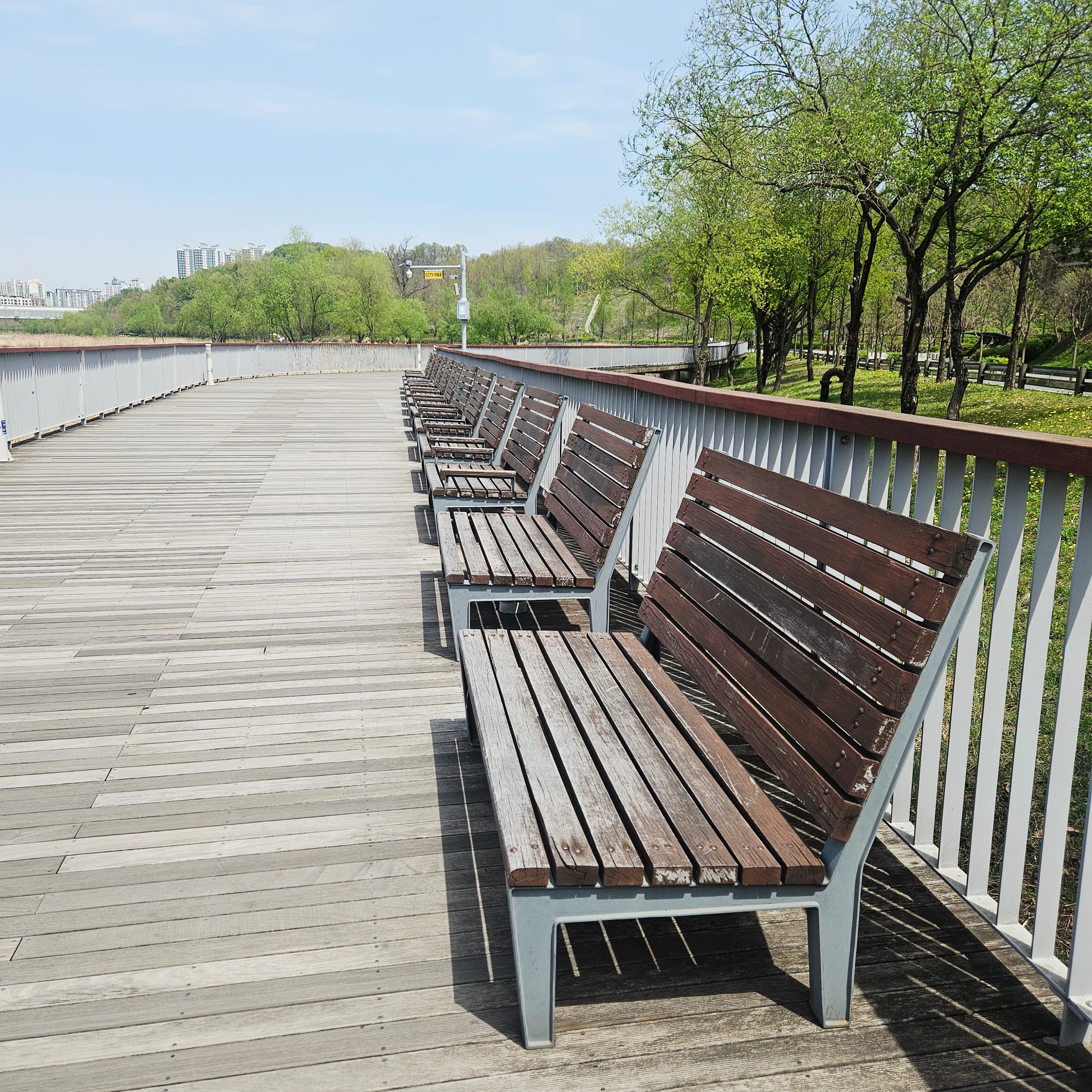 (W) Uniqlo x Pop Mart UT Graphic T-Shirt F White - KR, Asics Jog 100 S White Green - 2E Wide 착용 스타일 - 3