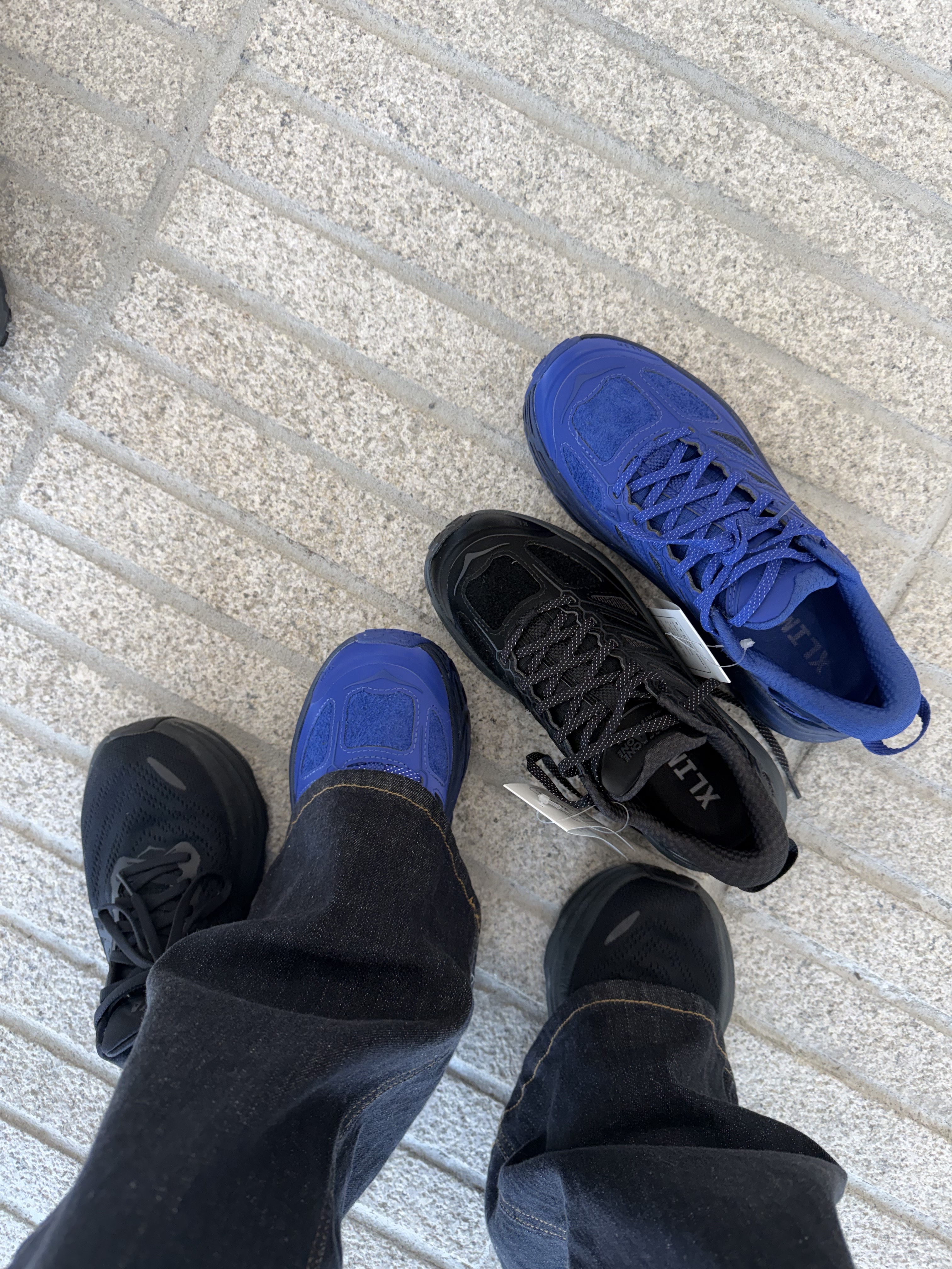 Hoka x Xlim Mafate Speed 2 TS Cobalt Blue 착용 스타일 - 2
