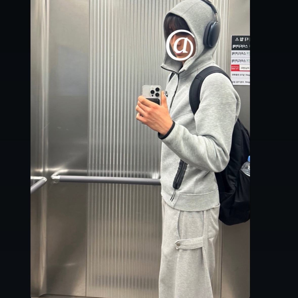 Nike NSW Tech Fleece Windrunner Full Zip Hoodie Dark Grey Heather - Asia, Nike Tech Fleece Full Zip Hoodie Dark Grey Heather - Asia 착용 스타일