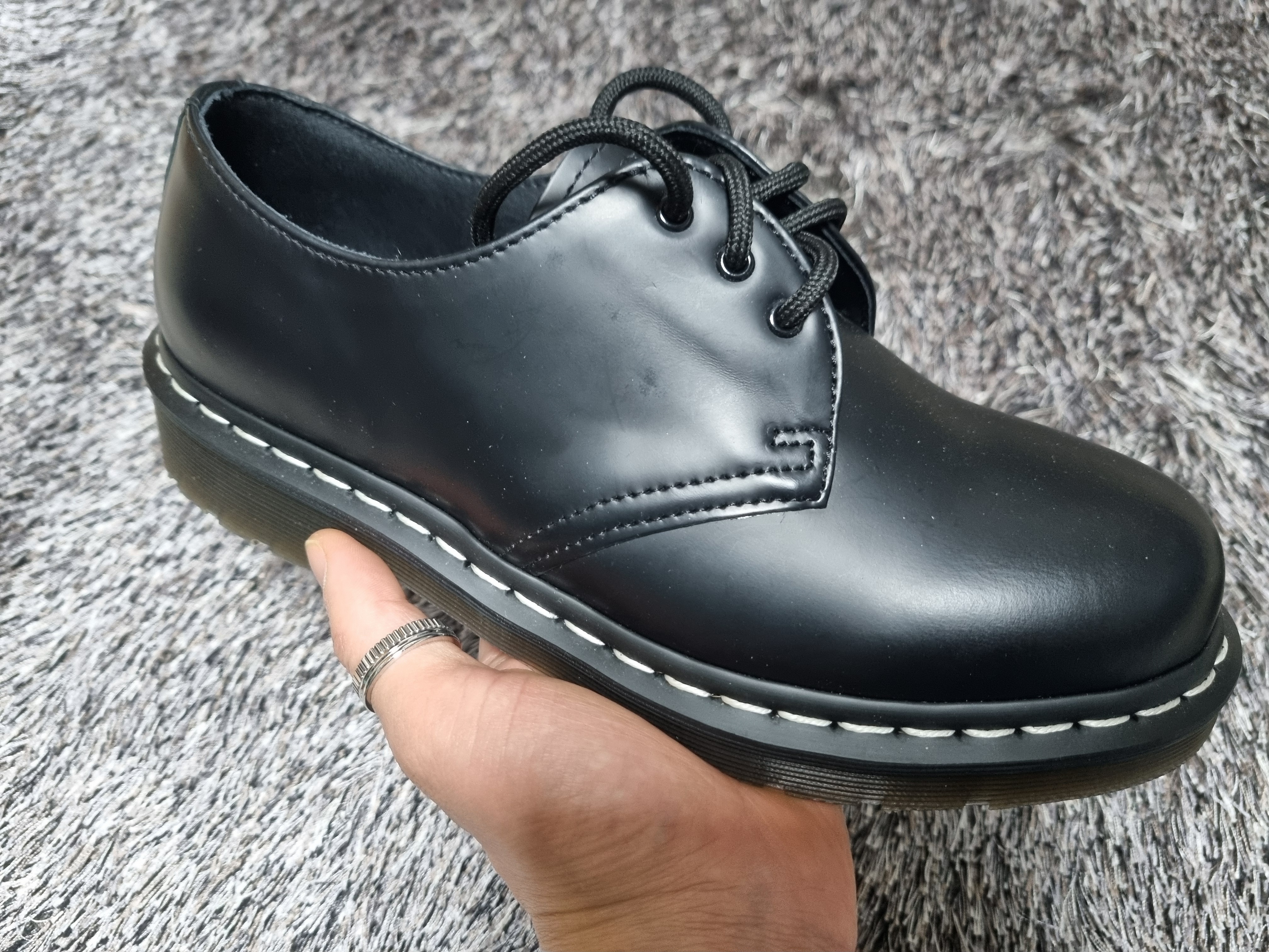 Dr. Martens 1461 WS Black Smooth 착용 스타일