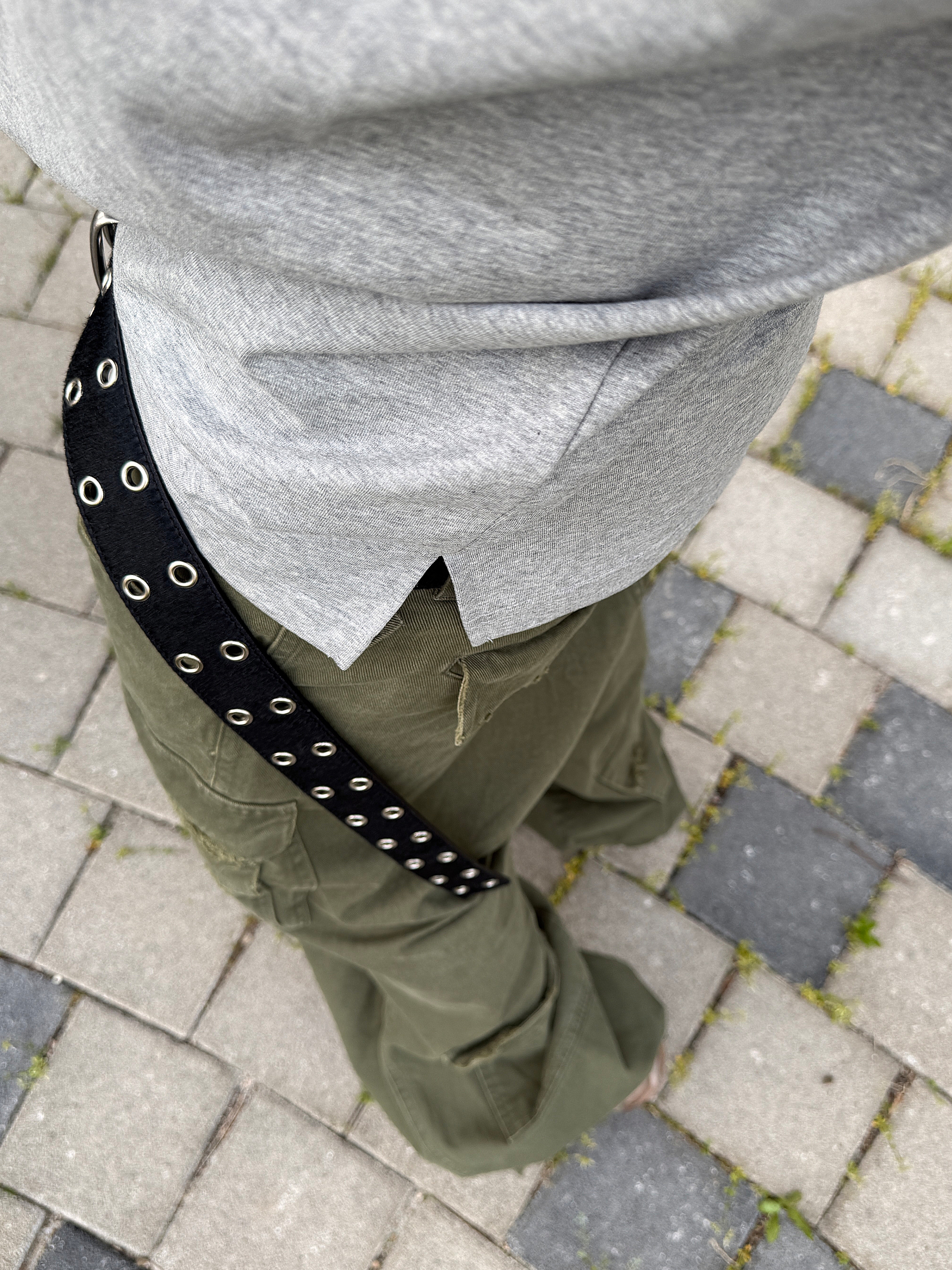 Nonnod Double Pocket Cargo Pants Vintage khaki, Nonnod Double Pocket Cargo Pants Vintage Khaki 착용 스타일 - 6