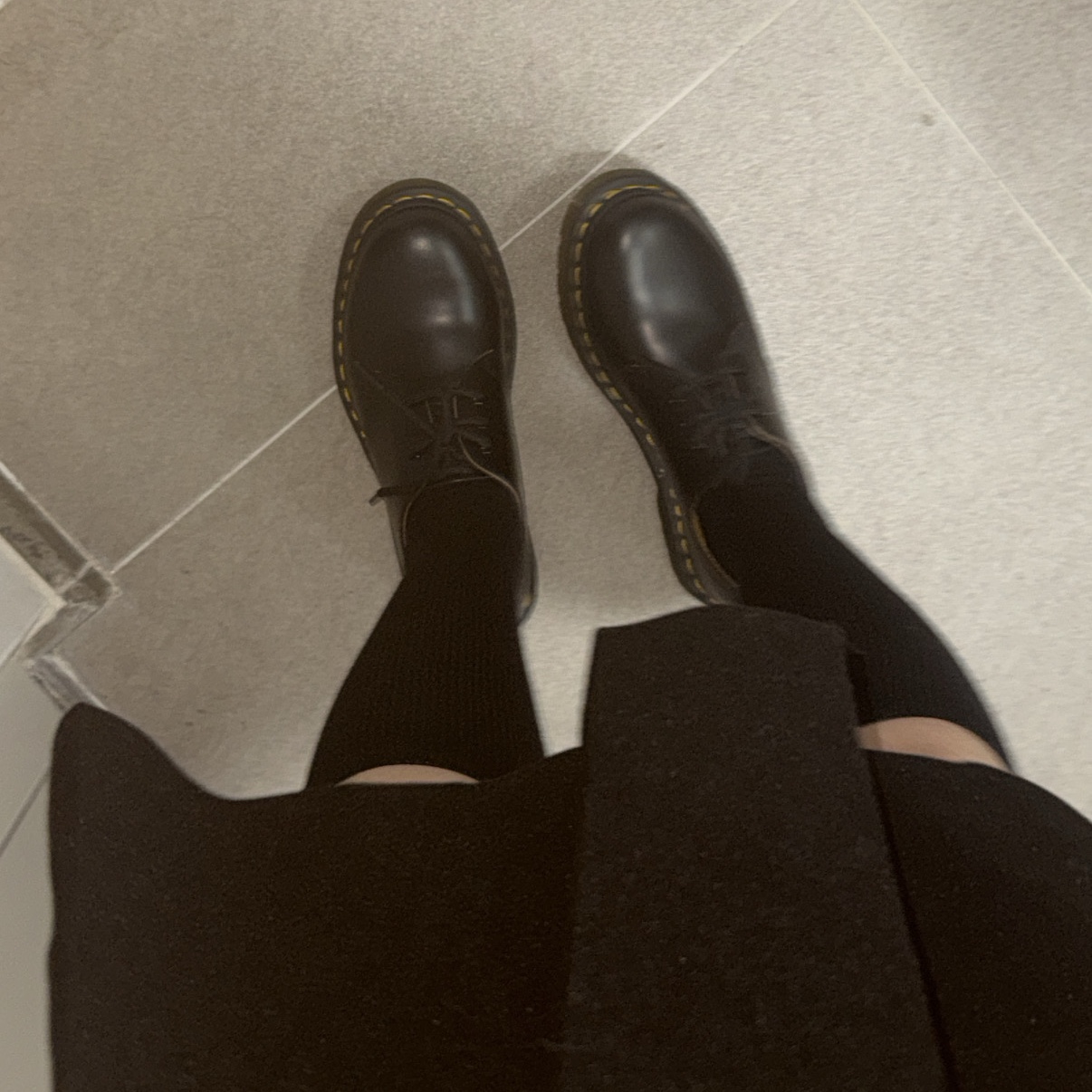Dr. Martens 1461 Smooth Black 착용 스타일