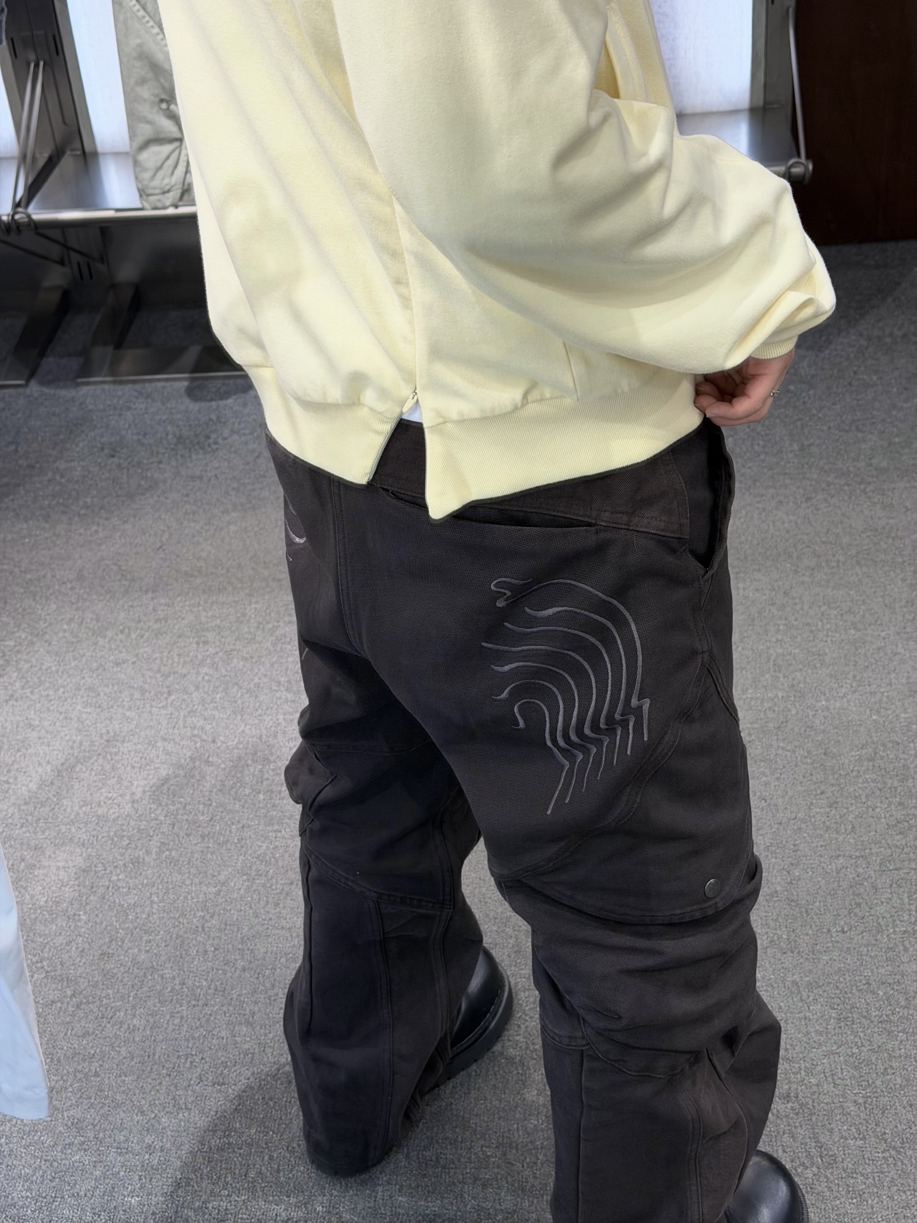 Sansan Gear 2Way Cotton Jacket Lemon, IGNOTA Core:14 Shell Cargo Pants Dune 착용 스타일 - 2