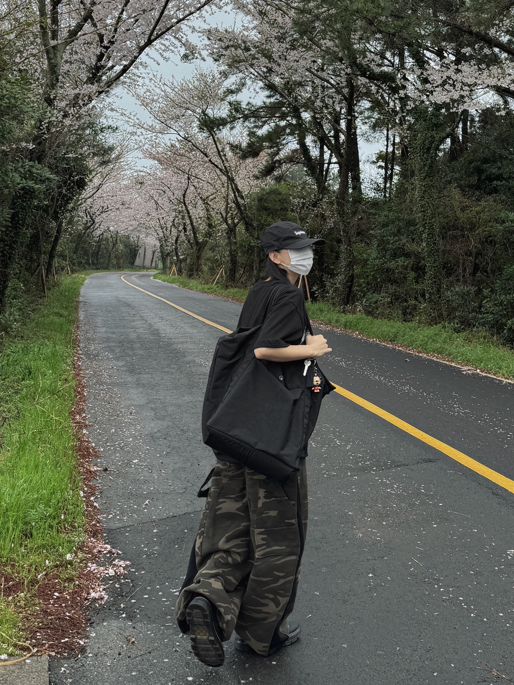 Supreme Shockcord Camp Cap Black - 21FW, Dr. Martens Reeder Wyoming Leather Utility Shoes Black 착용 스타일 - 2
