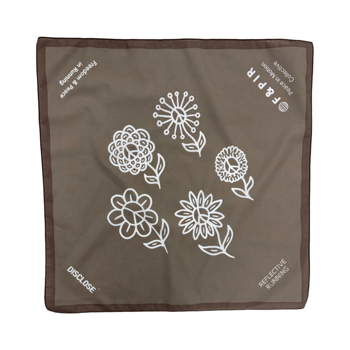 디스클로즈 005 이너 블룸 반다나 타우페(DISCLOSE 005 Inner Bloom Bandana Taupe)