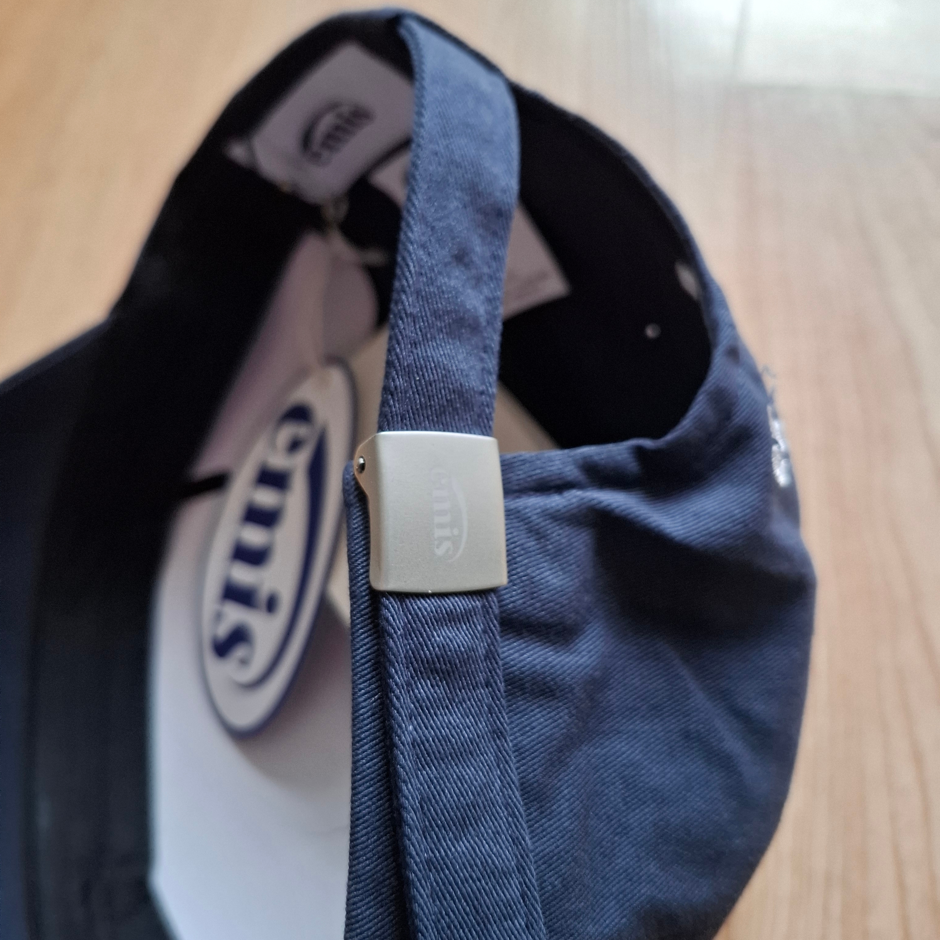 Emis Tone On Tone Wappen Ball Cap Navy 착용 스타일 - 1