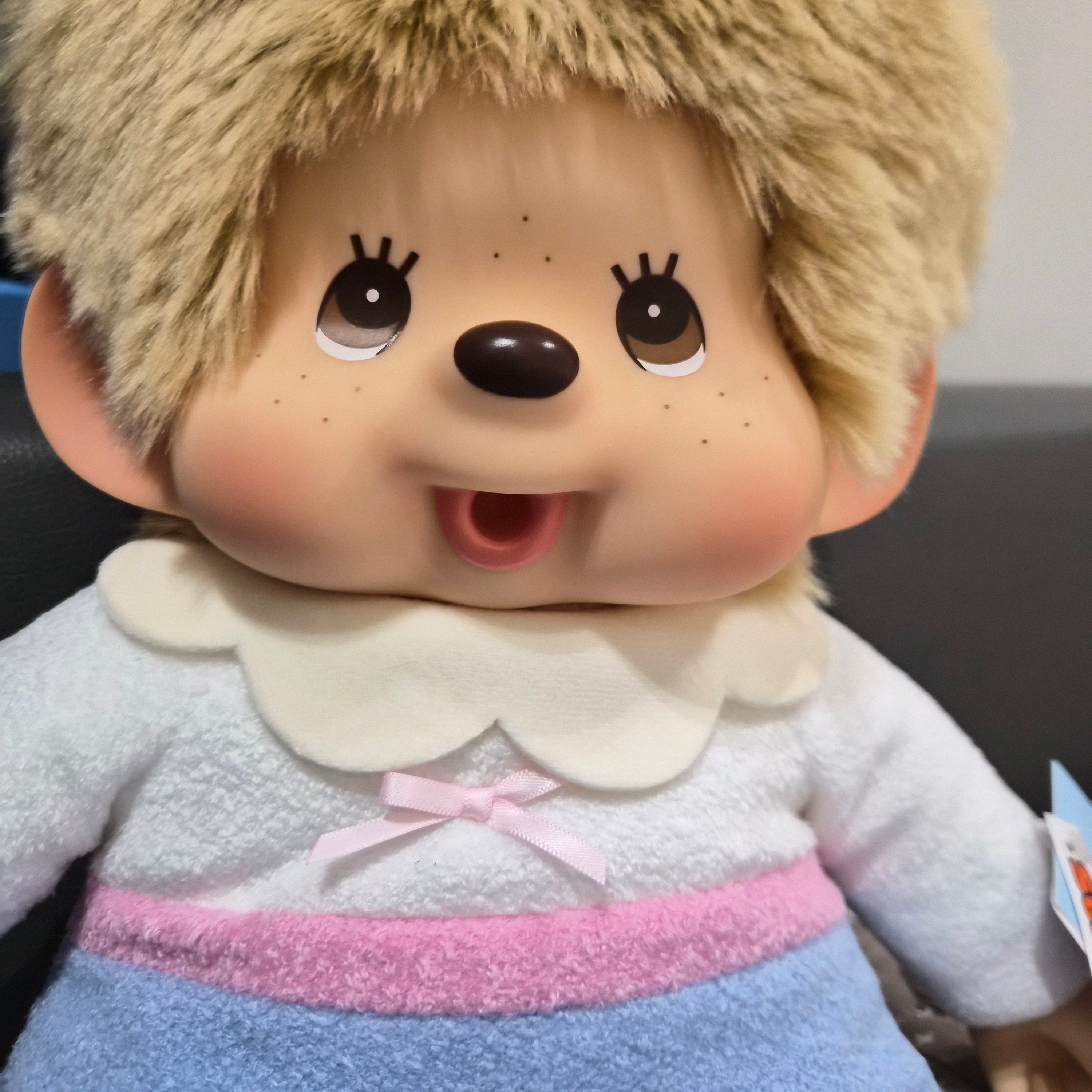 Monchhichi Sweet Sugar Soft L Boy 착용 스타일