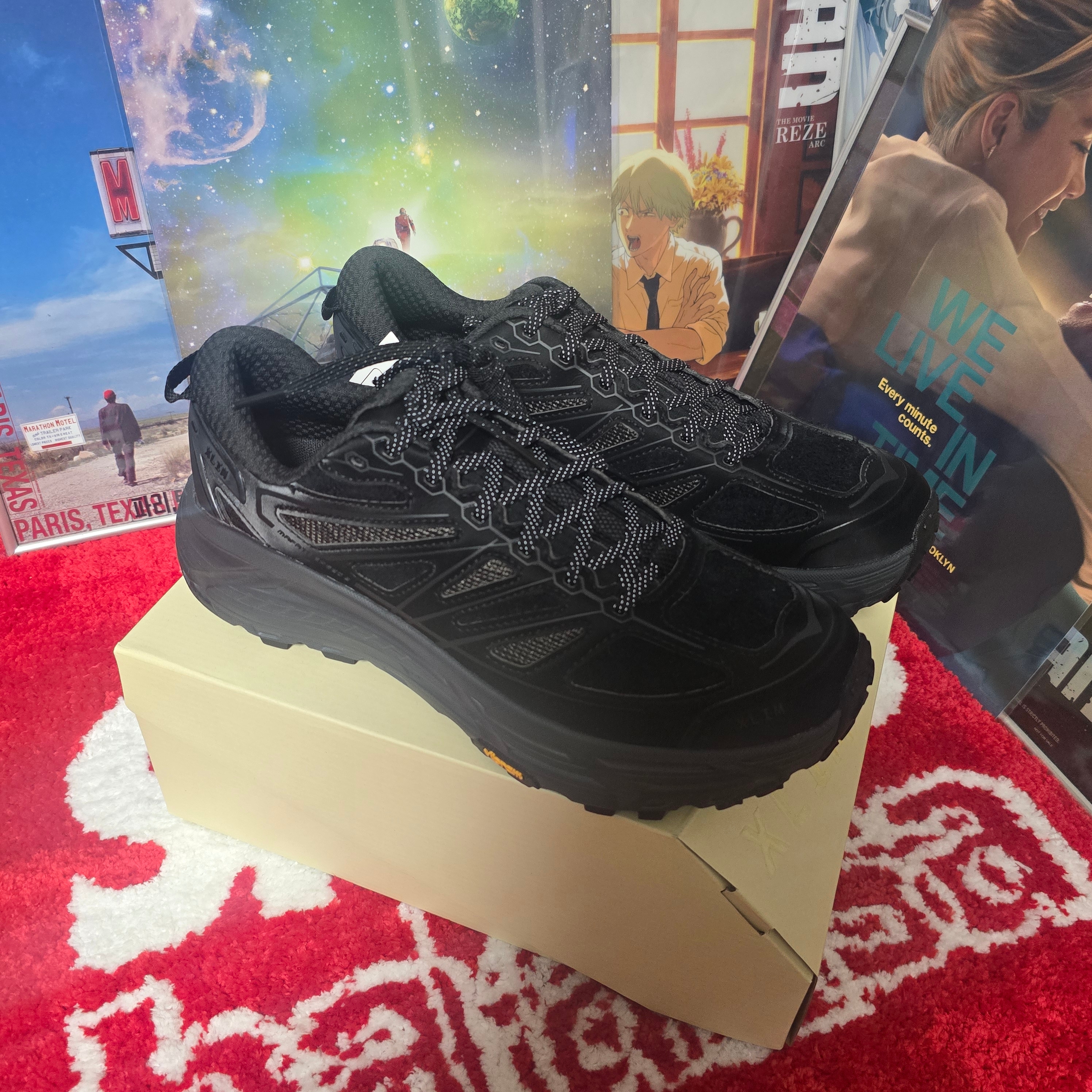 Hoka x Xlim Mafate Speed 2 TS Black Charcoal 착용 스타일