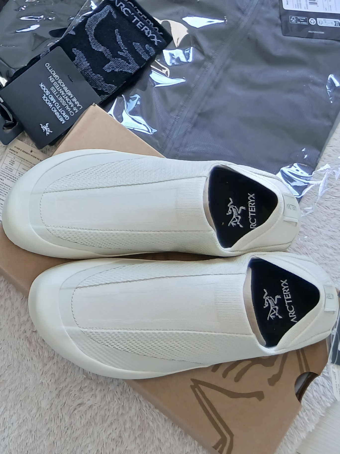Arc'teryx Kragg Sea Salt 착용 스타일 - 1