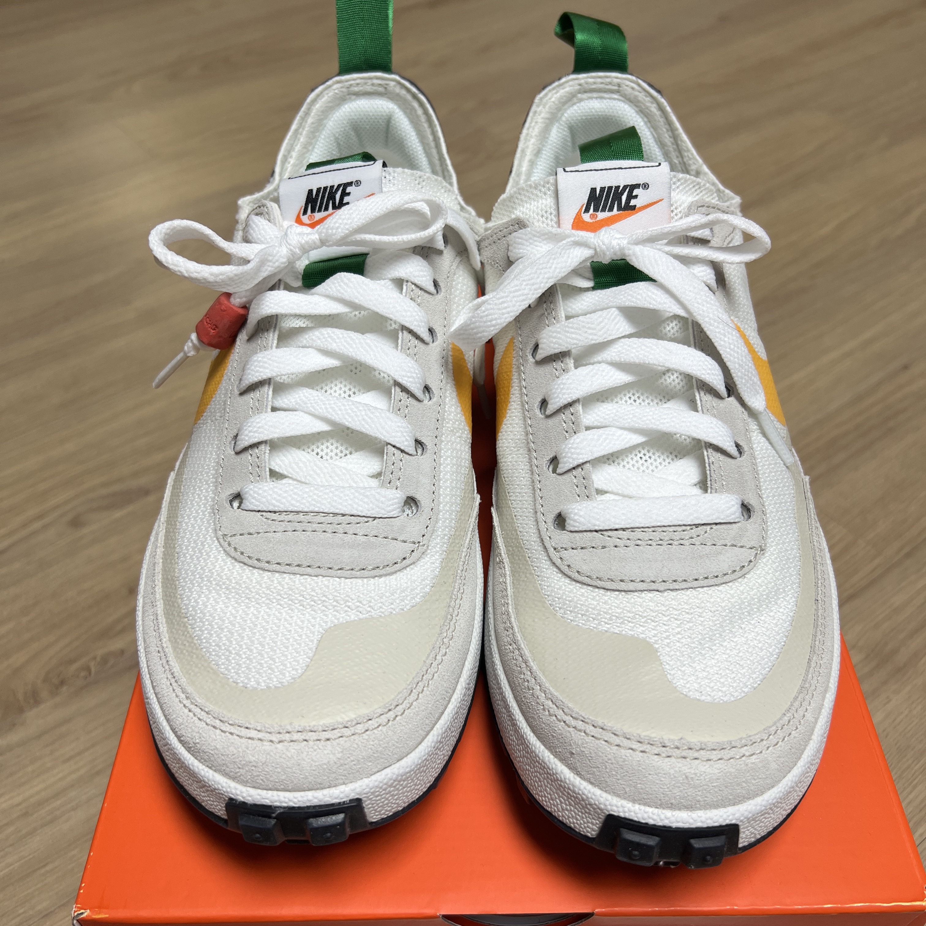 Nike x Tom Sachs General Purpose Shoe Pine Green University Gold 착용 스타일 - 2