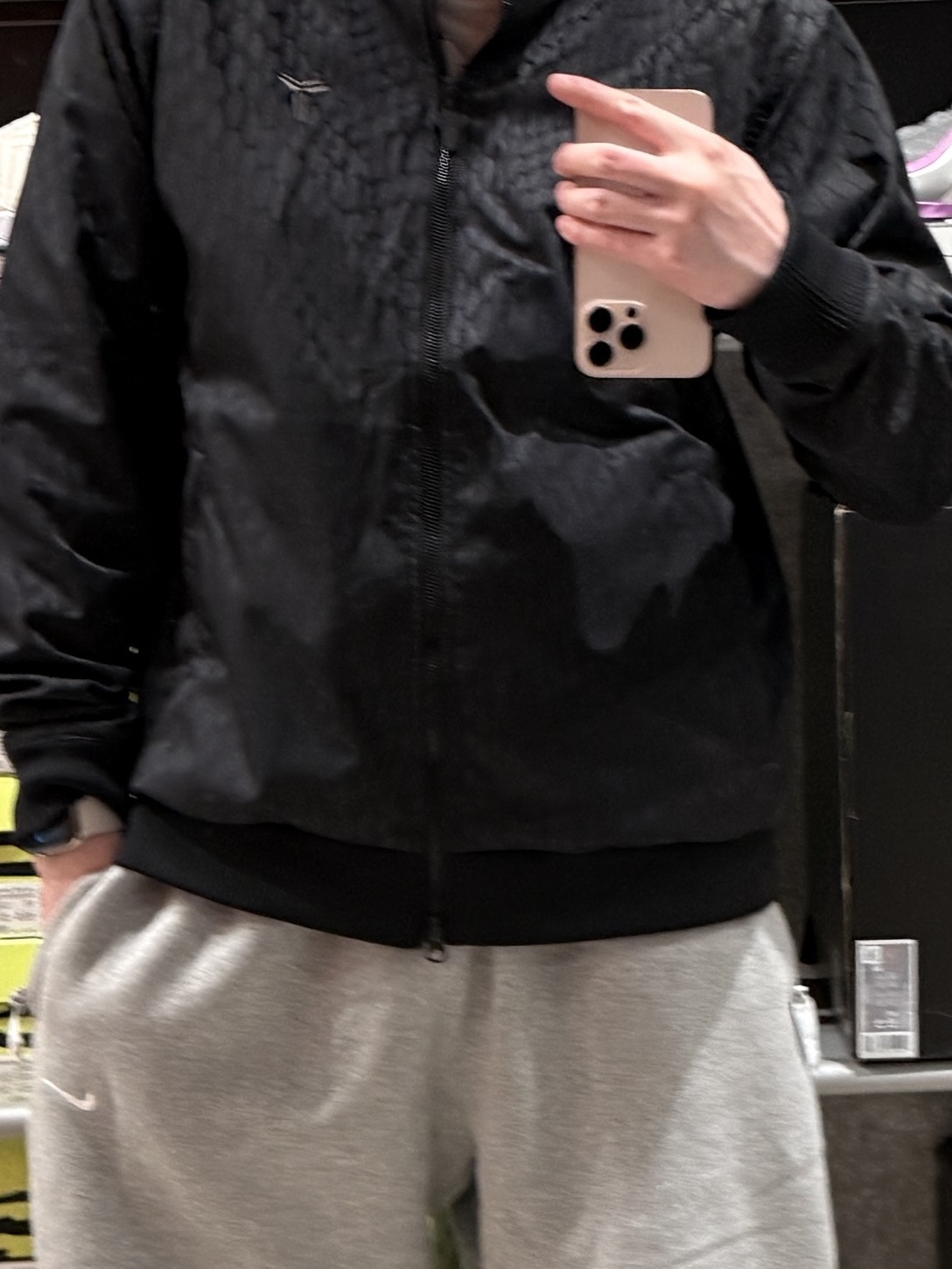 Nike Kobe Woven Jacket Black - Asia 착용 스타일