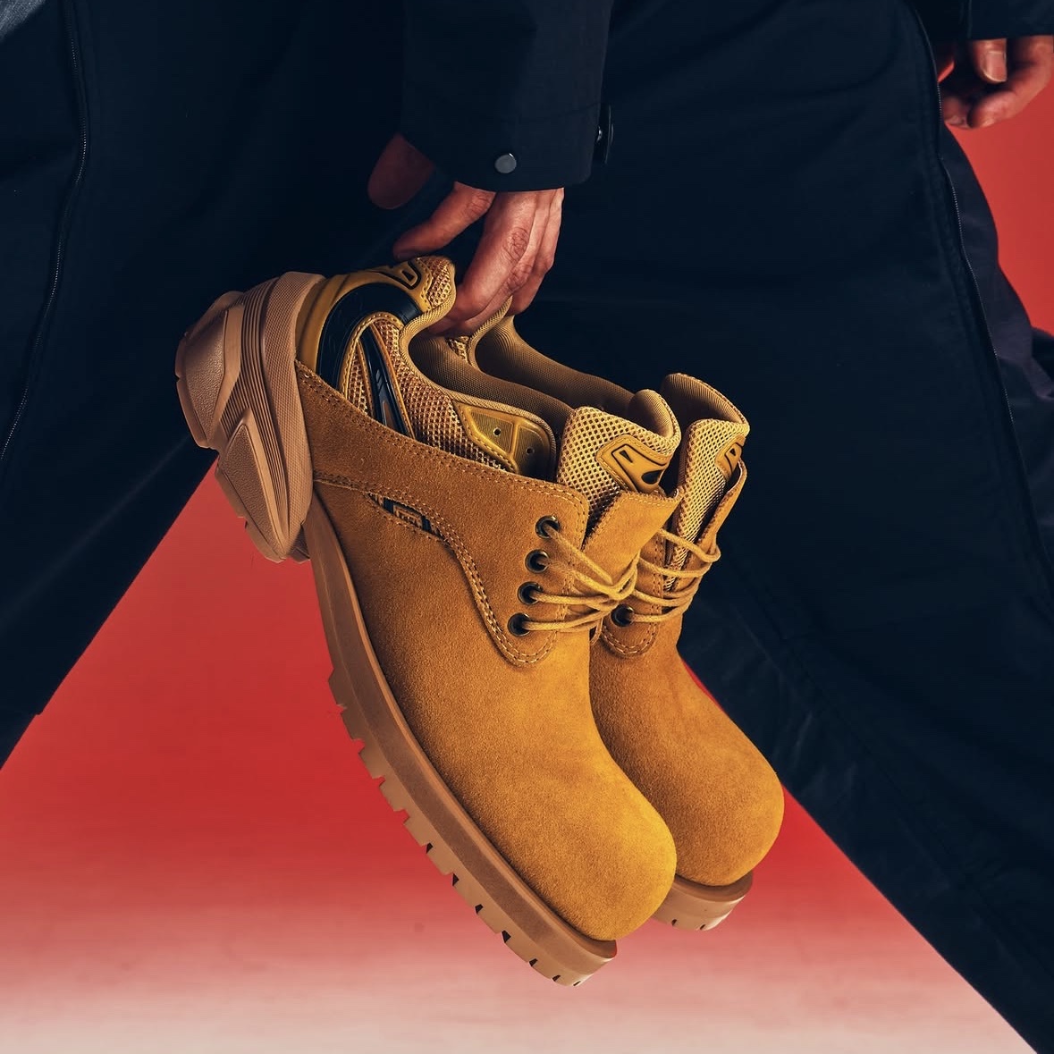 Remagine Hybrid Derby Shoes Starting Bigger Wheat 착용 스타일