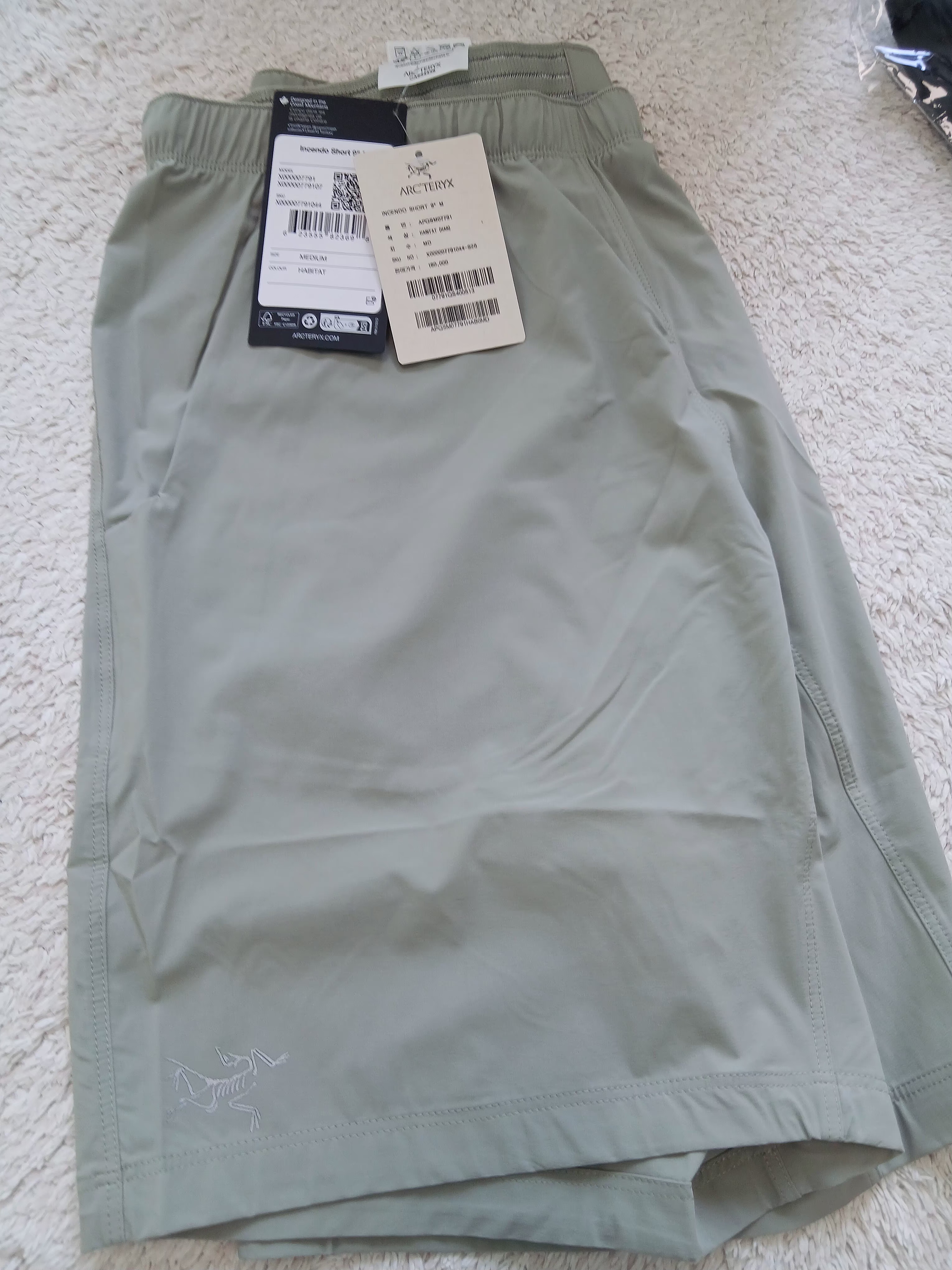 Arc'teryx Incendo Short 9 Inch Habitat 착용 스타일 - 1