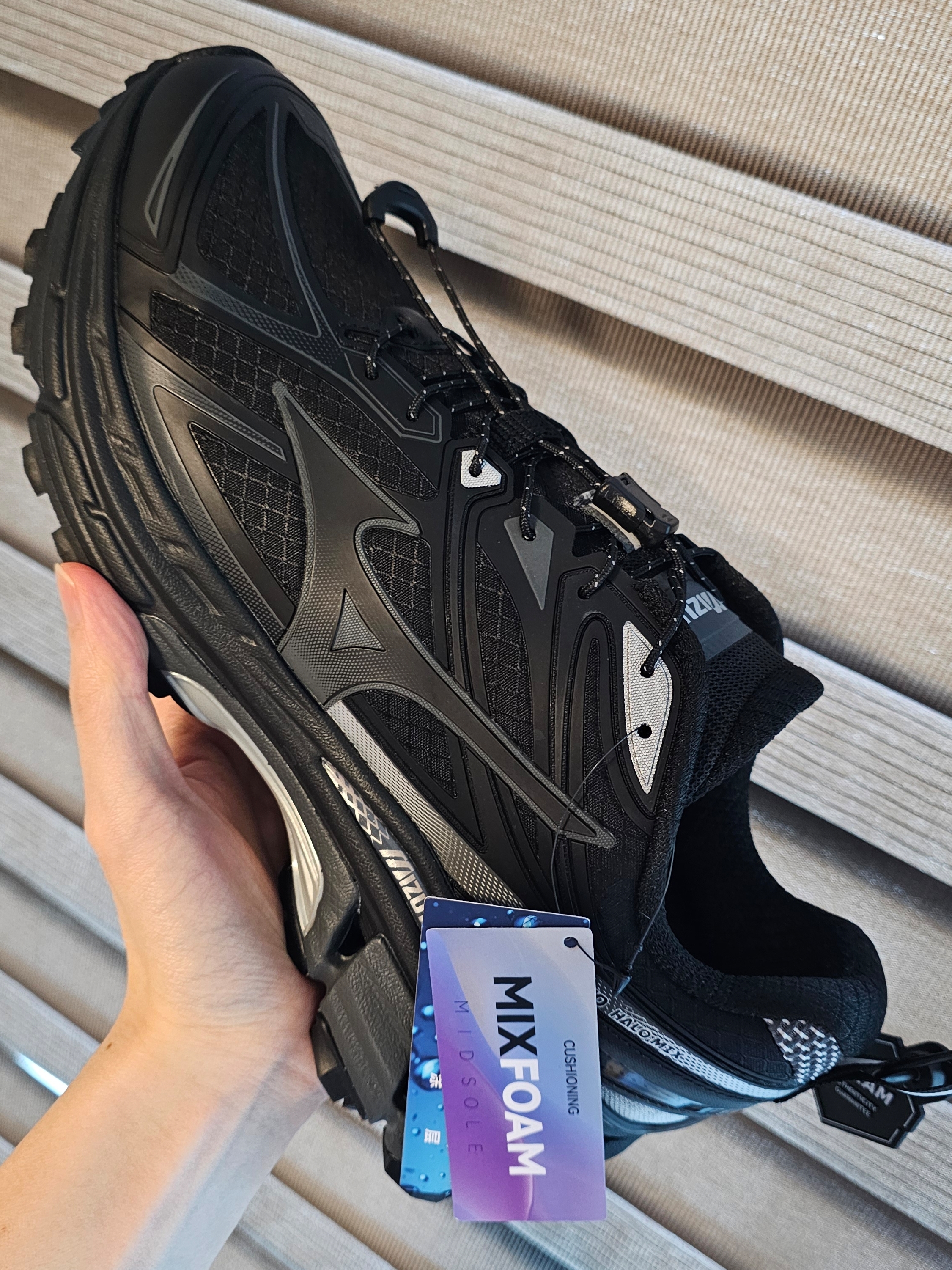 Mizuno Halo Mix TL Black Silver 착용 스타일